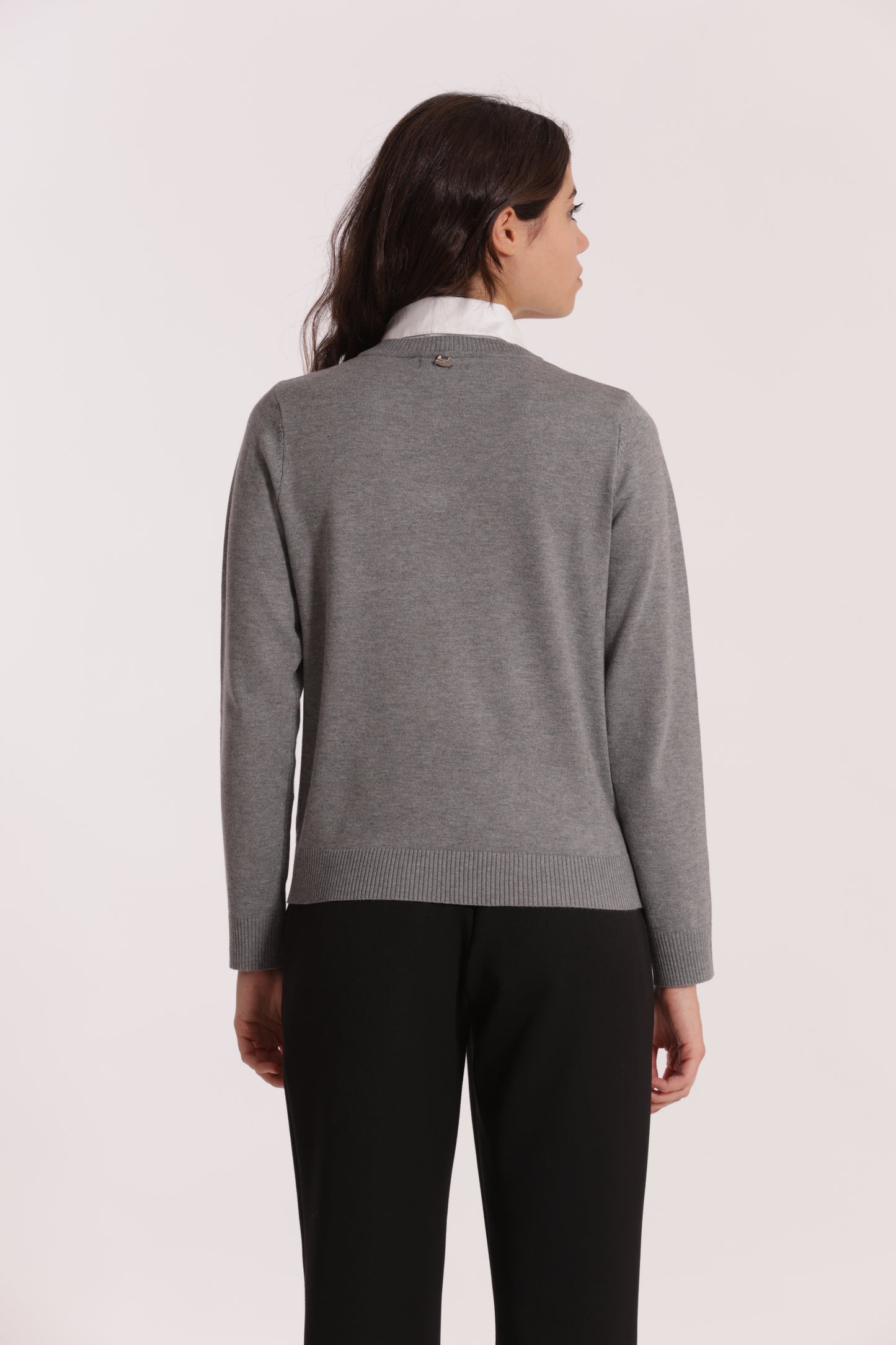 MAGLIA CON COLLETTO DI CAMICIA