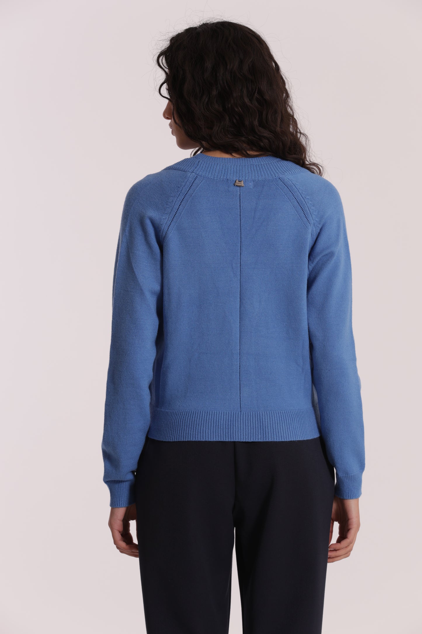 MAGLIA CARDIGAN CON BOTTONI GIOIELLO