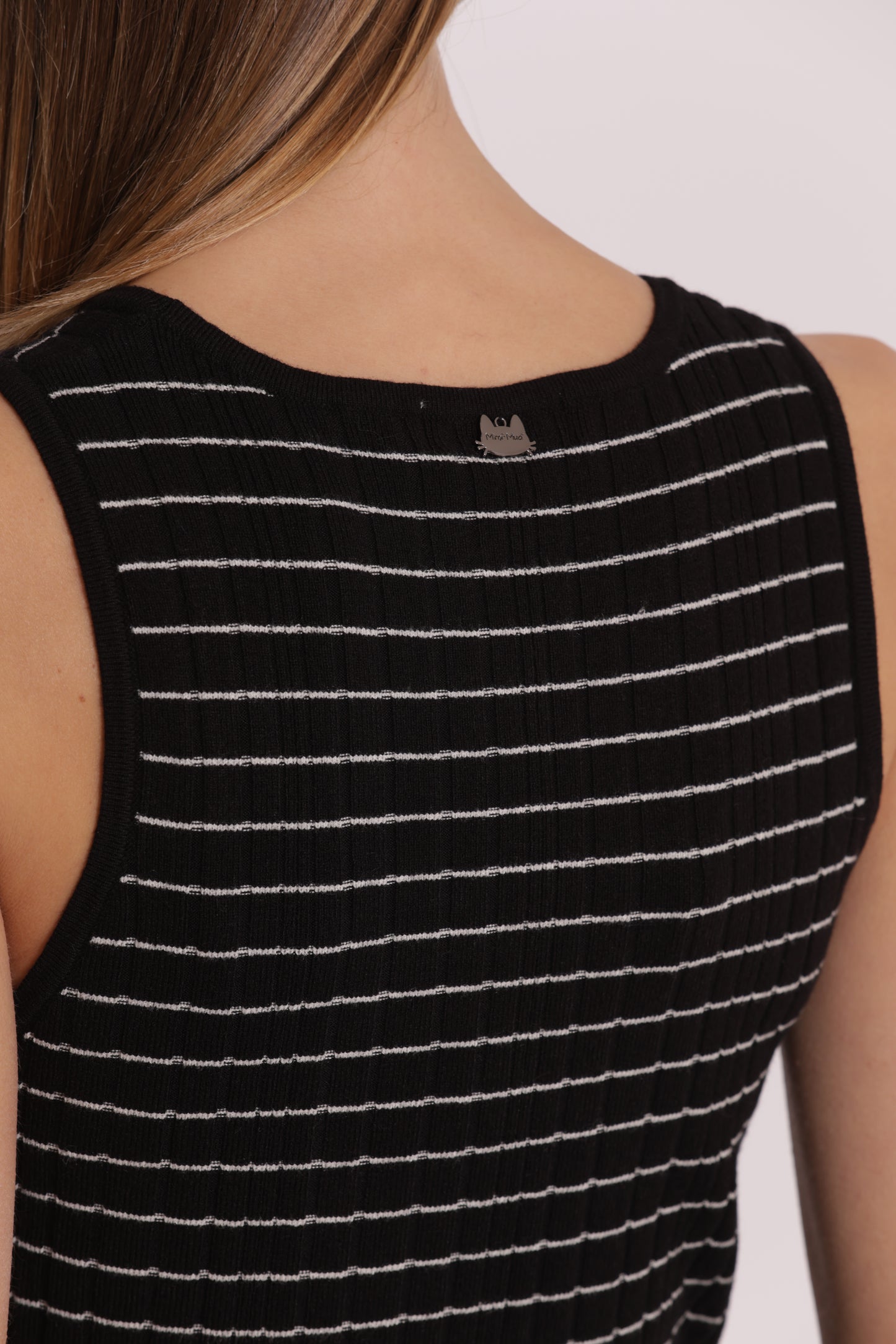 TOP IN MAGLIA A RIGHE