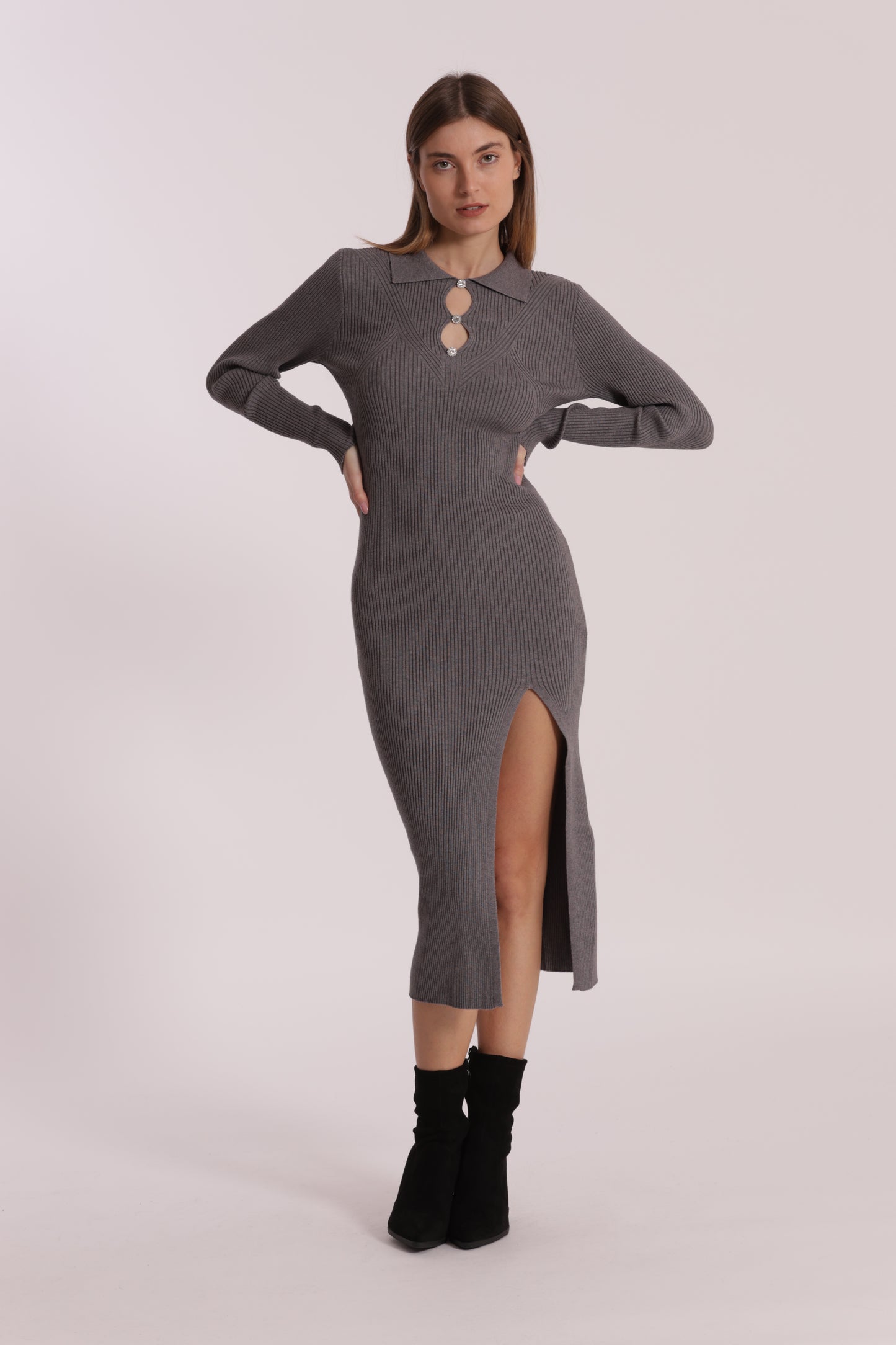 ABITO IN MAGLIA POLO CUT OUT