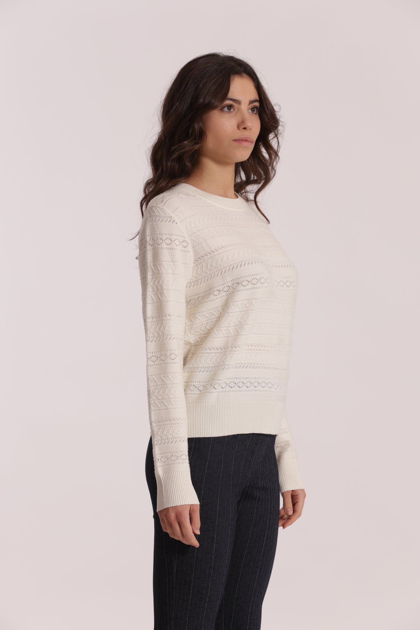 MAGLIA SCOLLO TONDO TRAFORATO