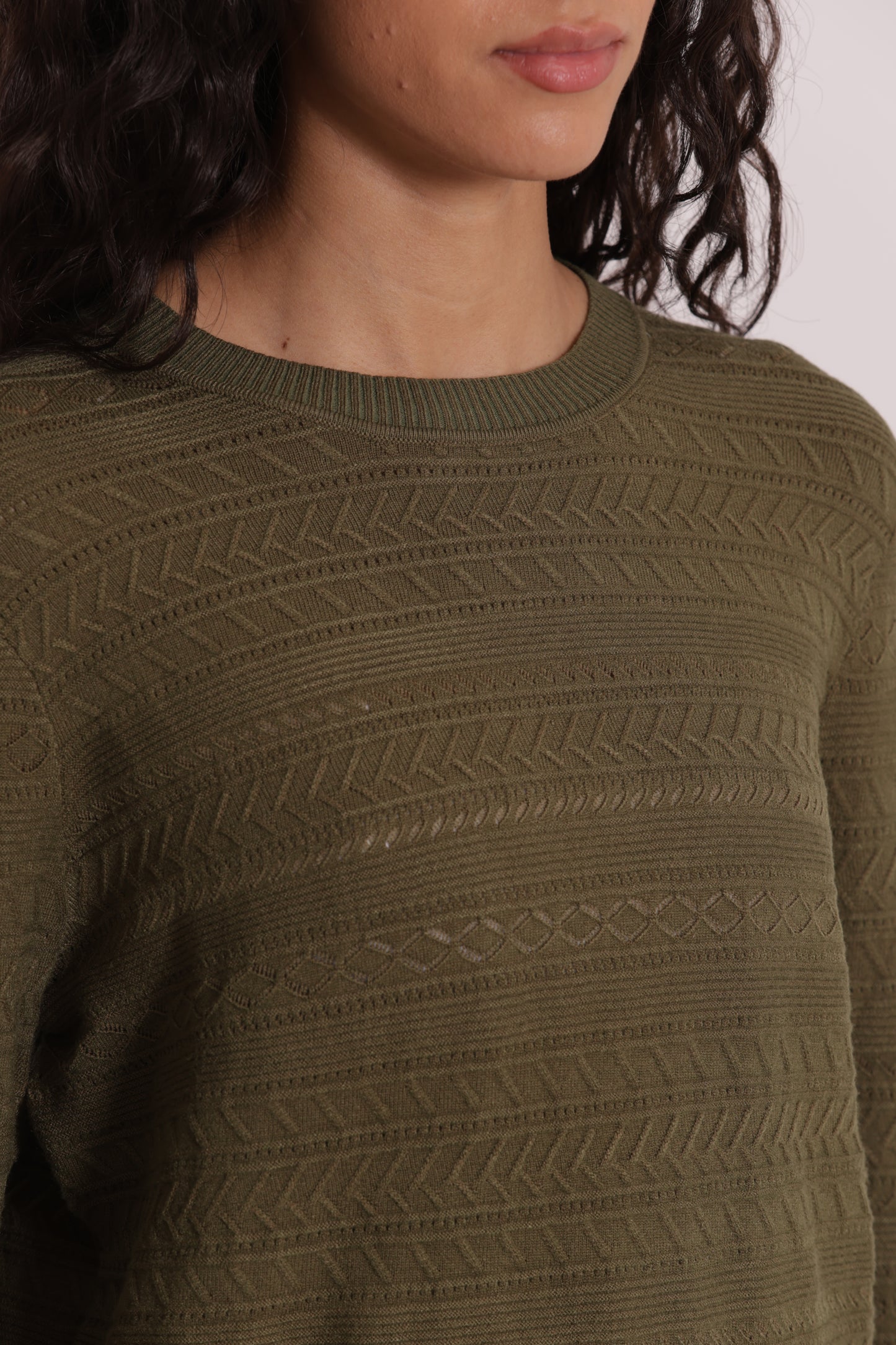 MAGLIA SCOLLO TONDO TRAFORATO
