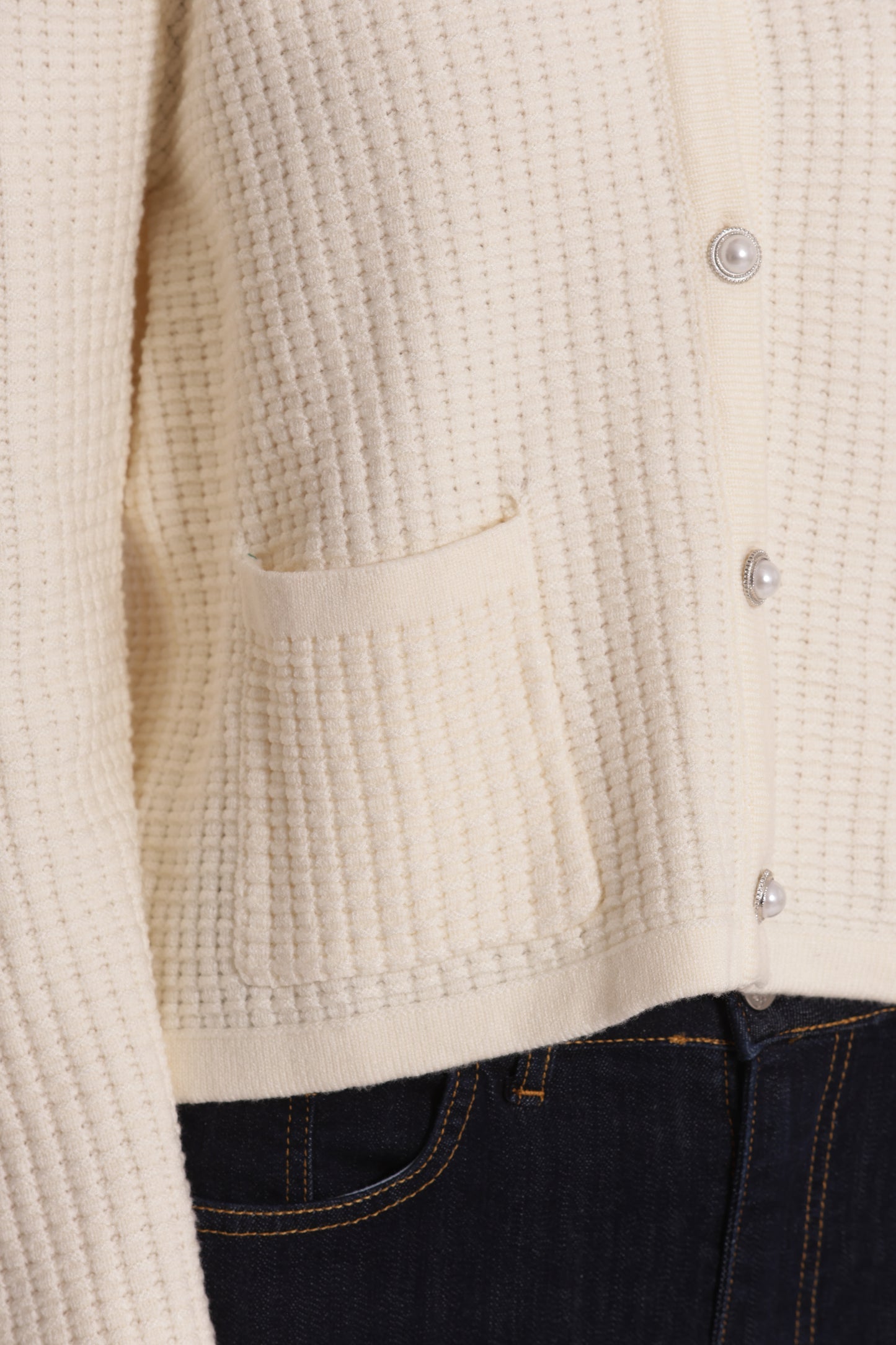 MAGLIA CARDIGAN NIDO D'APE