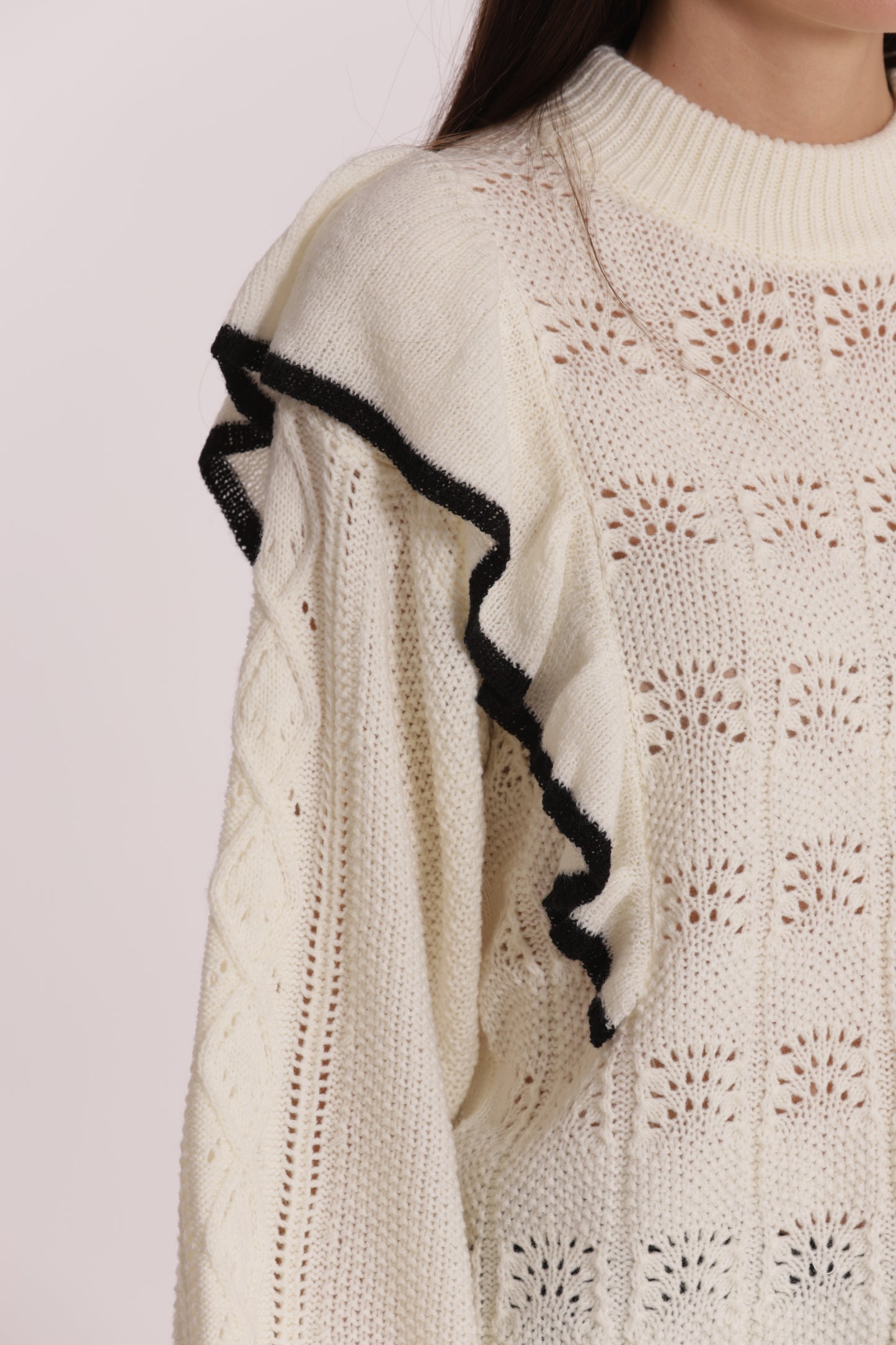 MAGLIA CON ROUGE BICOLOR