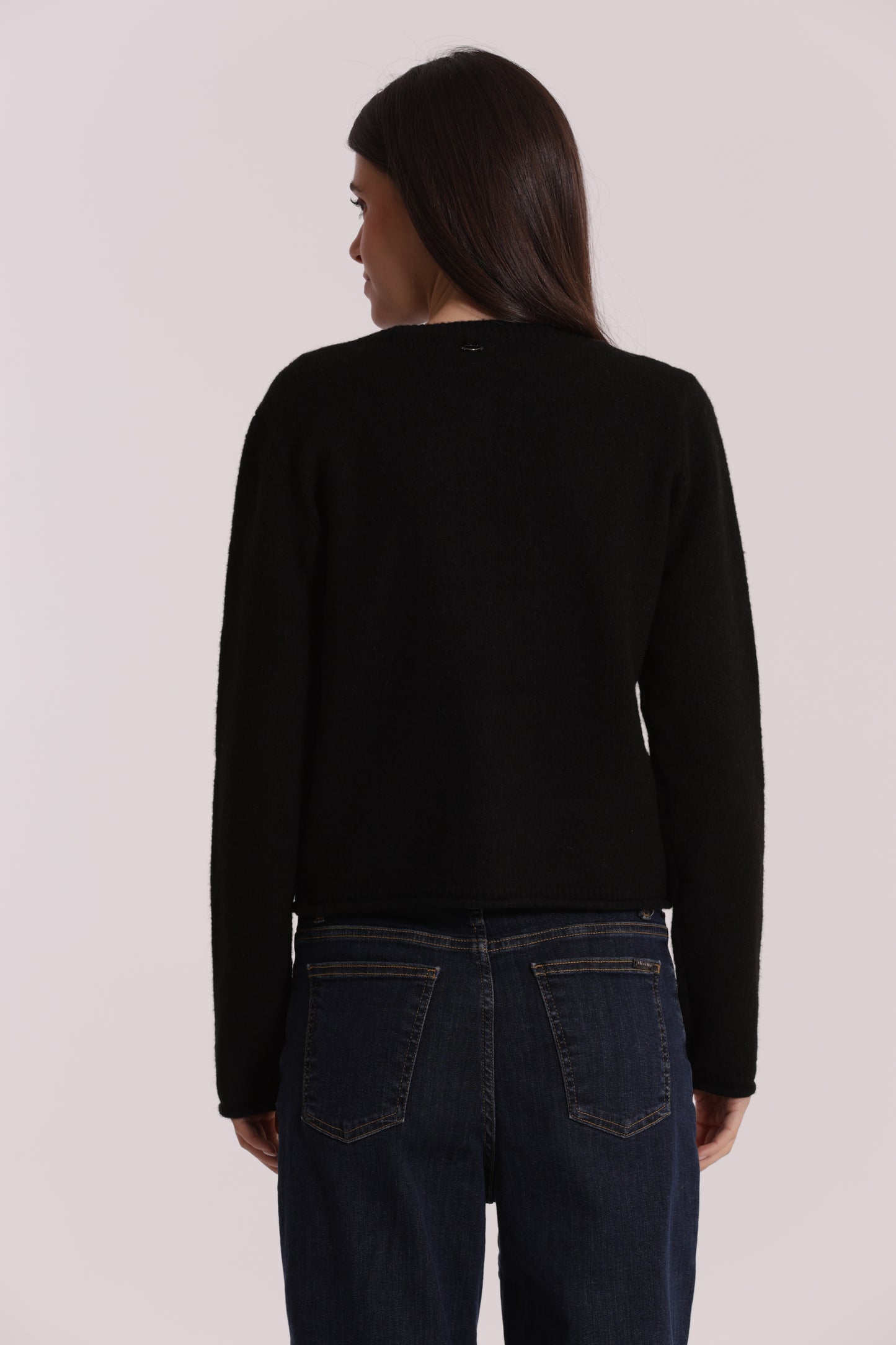 MAGLIA CARDIGAN CON TASCHINO