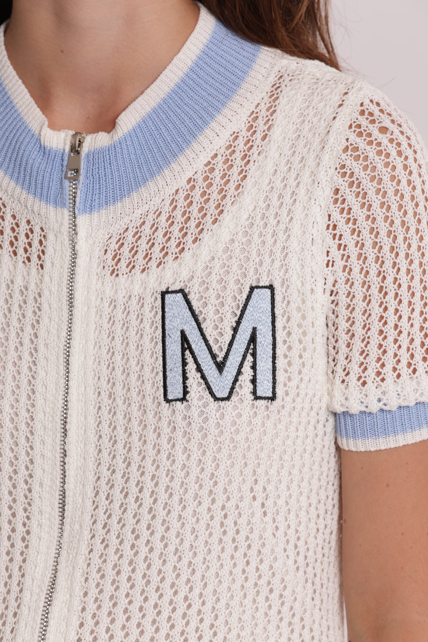 MAGLIA IN CROCHET CON ZIP