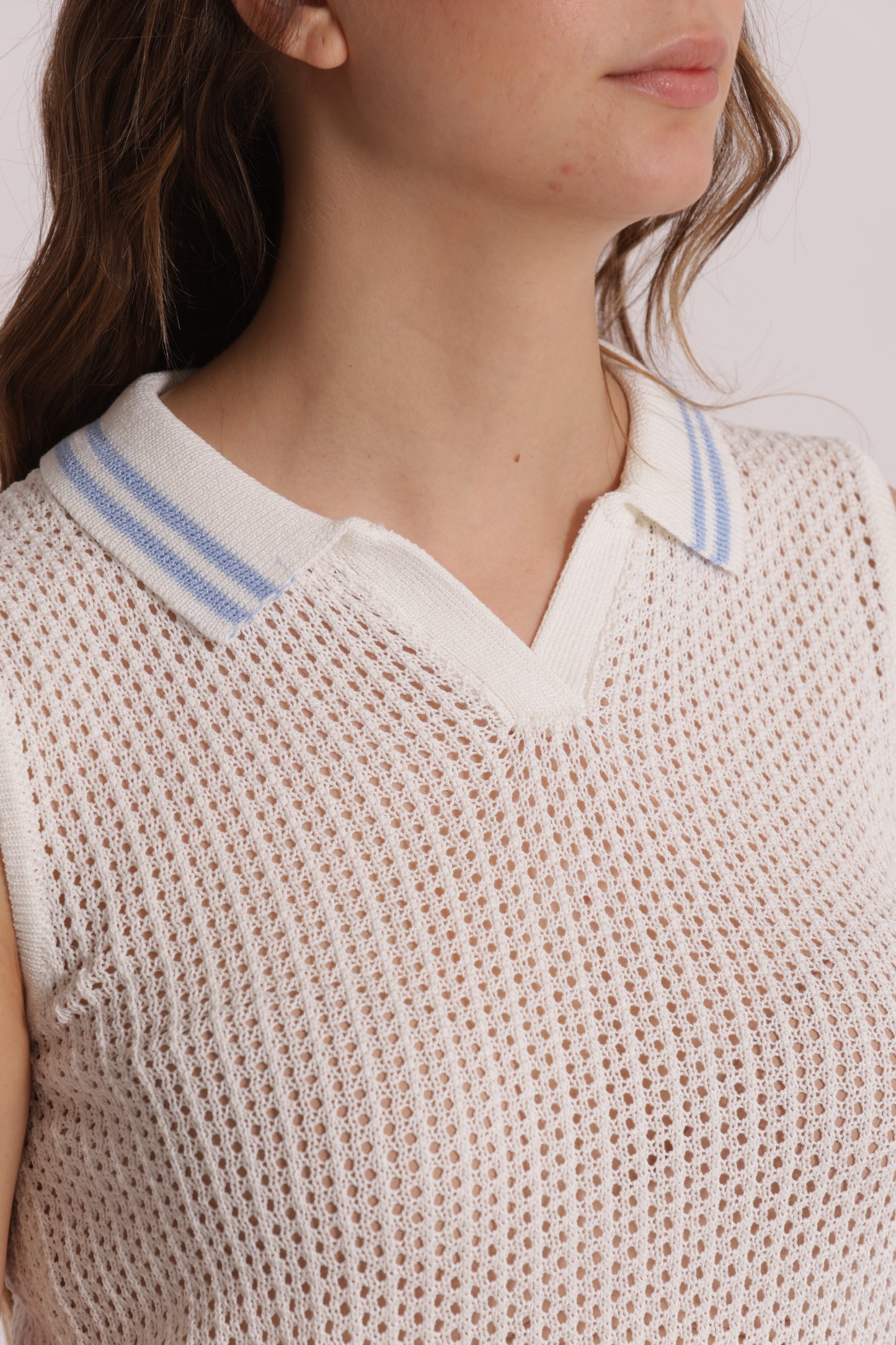 TOP IN MAGLIA CROCHET