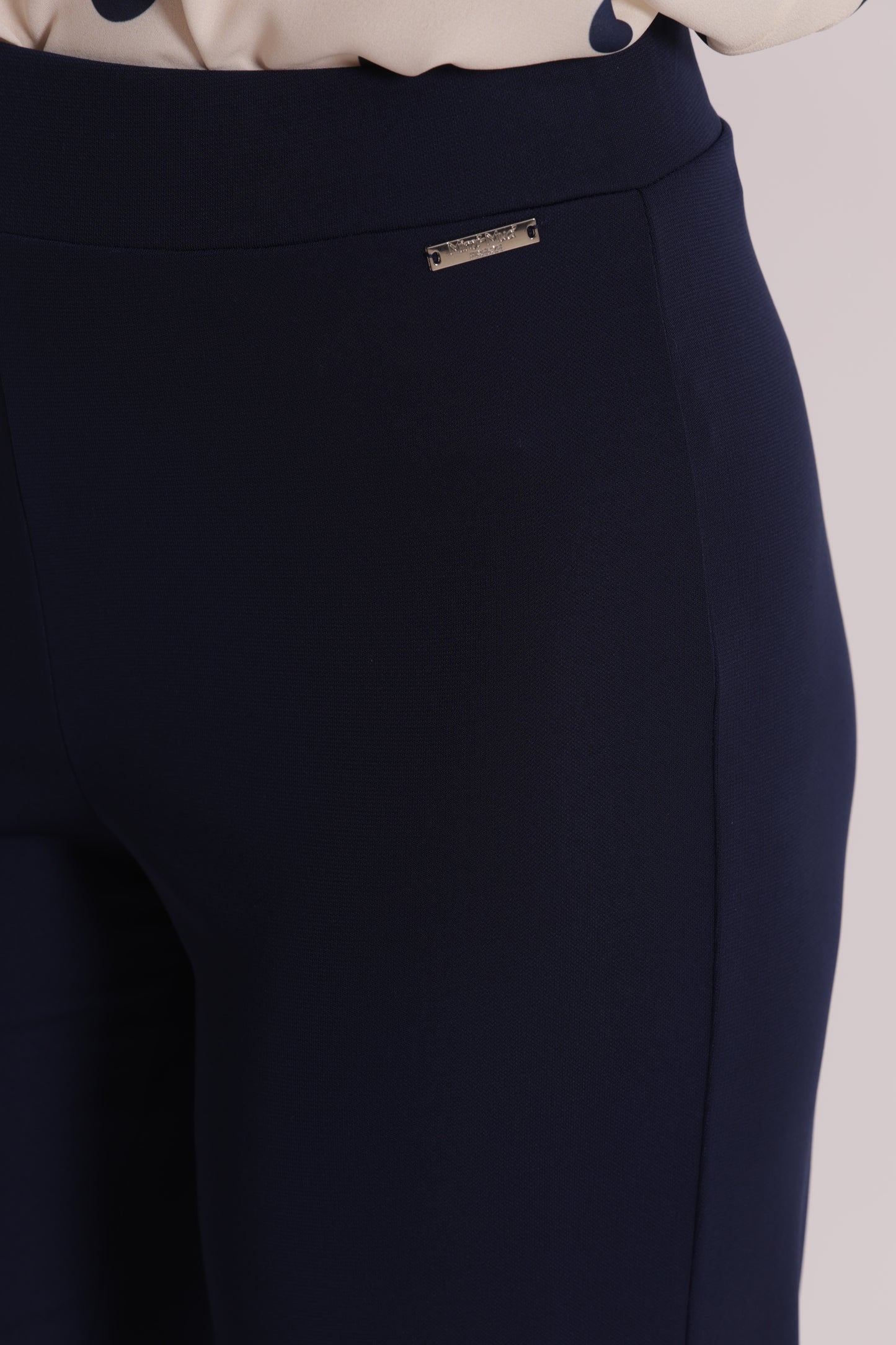 PANTALONE PALAZZO CON ELASTICO IN VITA
