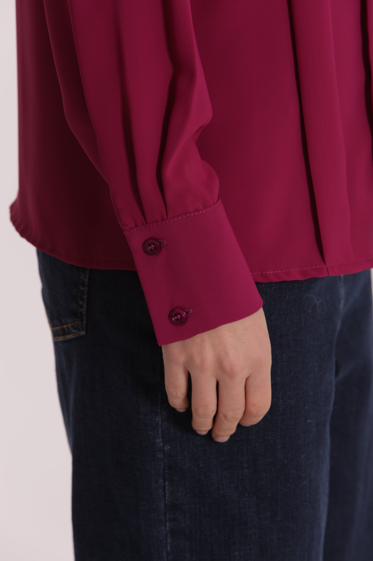 CAMICIA IN SOLTON CON PIEGHE