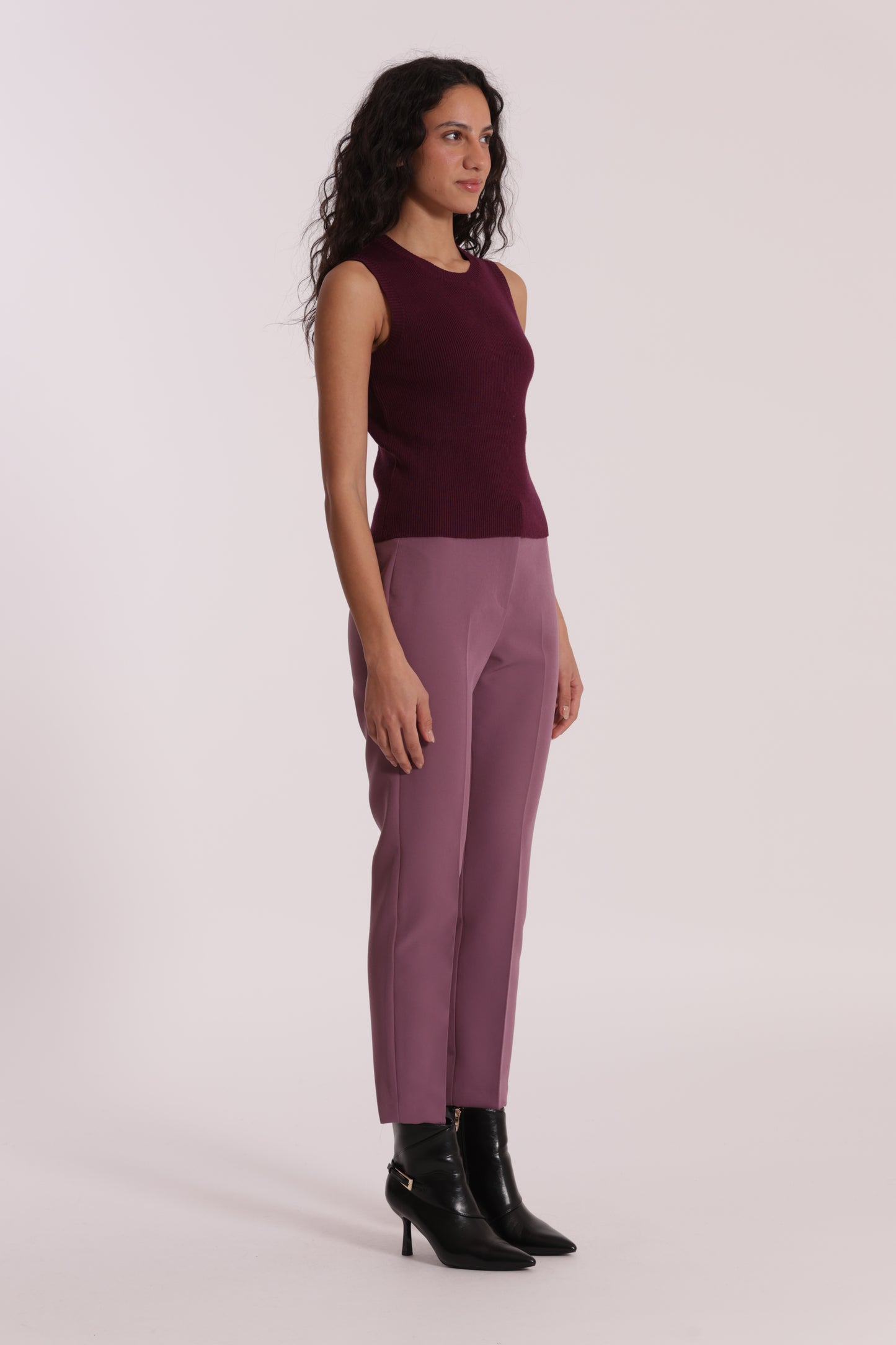 PANTALONE SIGARETTA IN TESSUTO TECNICO