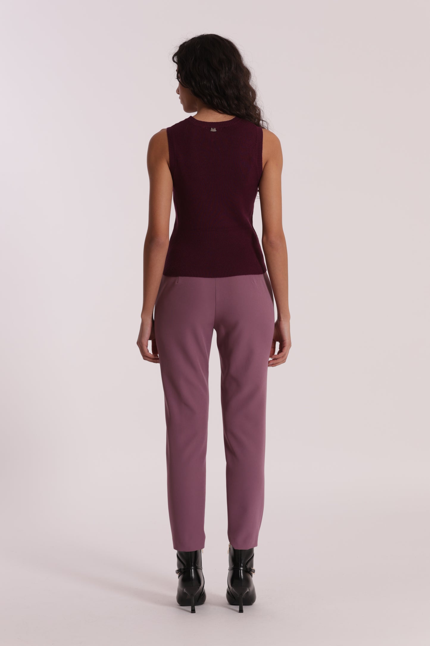 PANTALONE SIGARETTA IN TESSUTO TECNICO