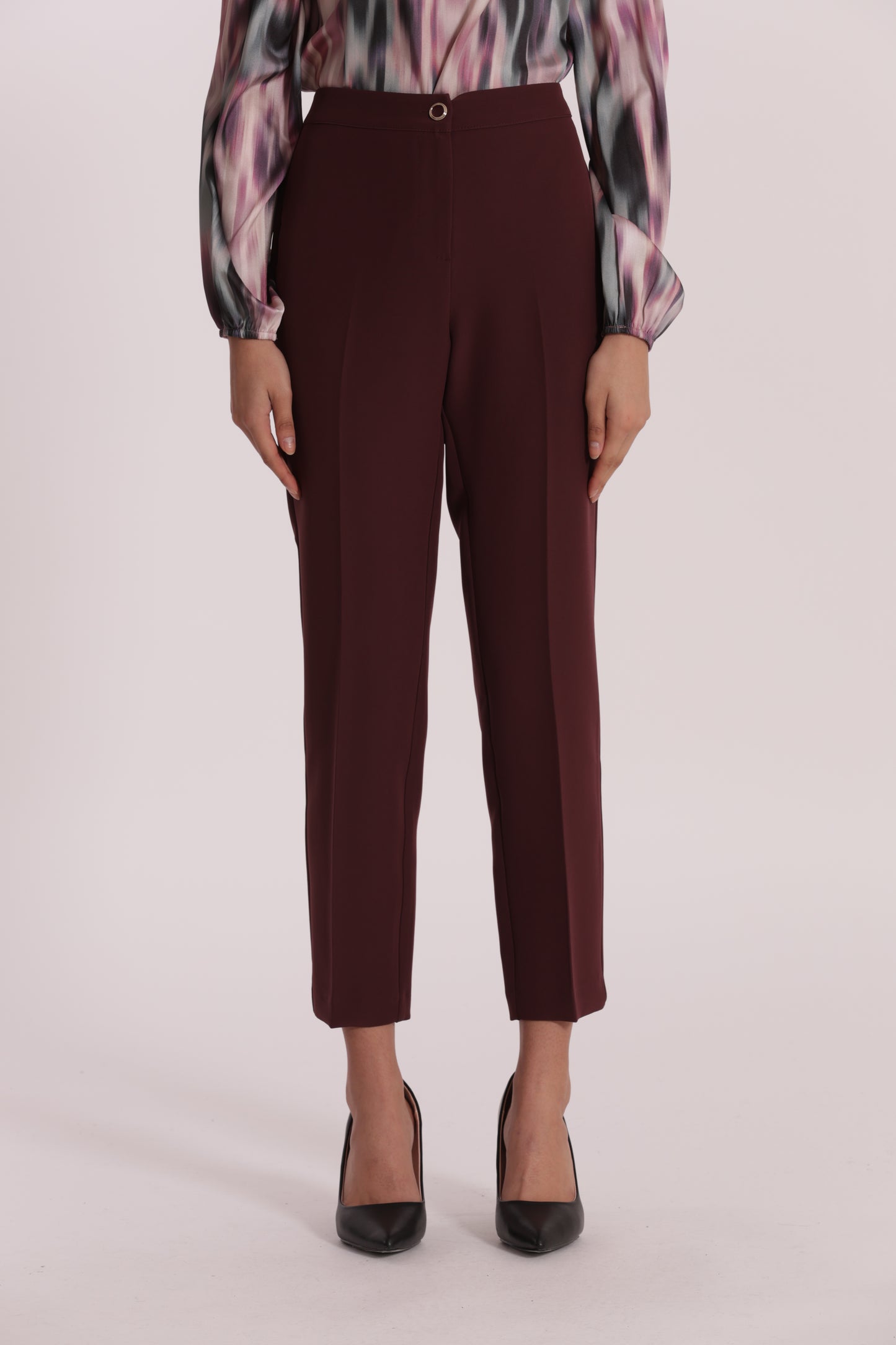 PANTALONE SIGARETTA IN TESSUTO TECNICO