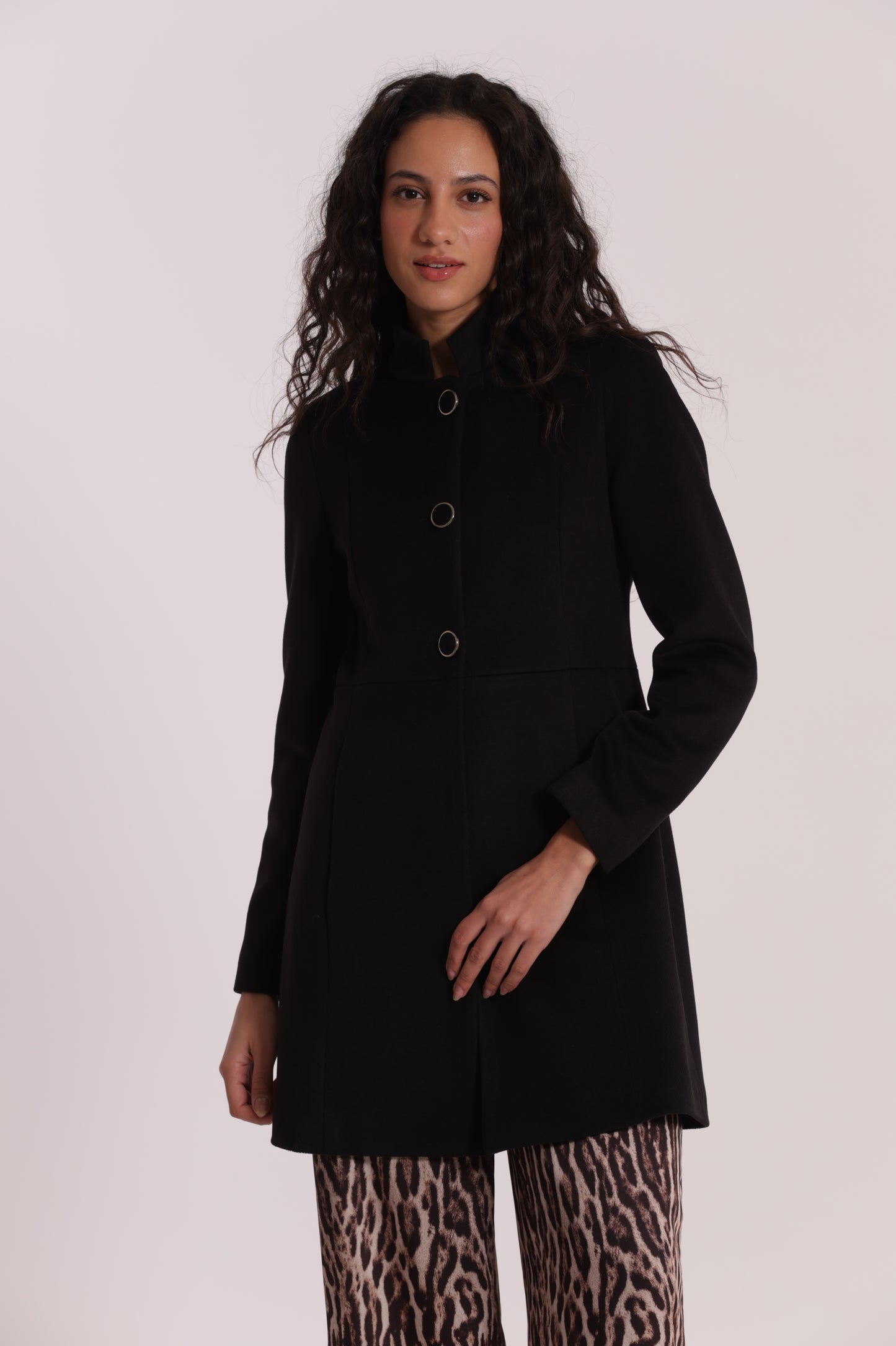 CAPPOTTO BARONETTO CON COLLO ALLA COREANA