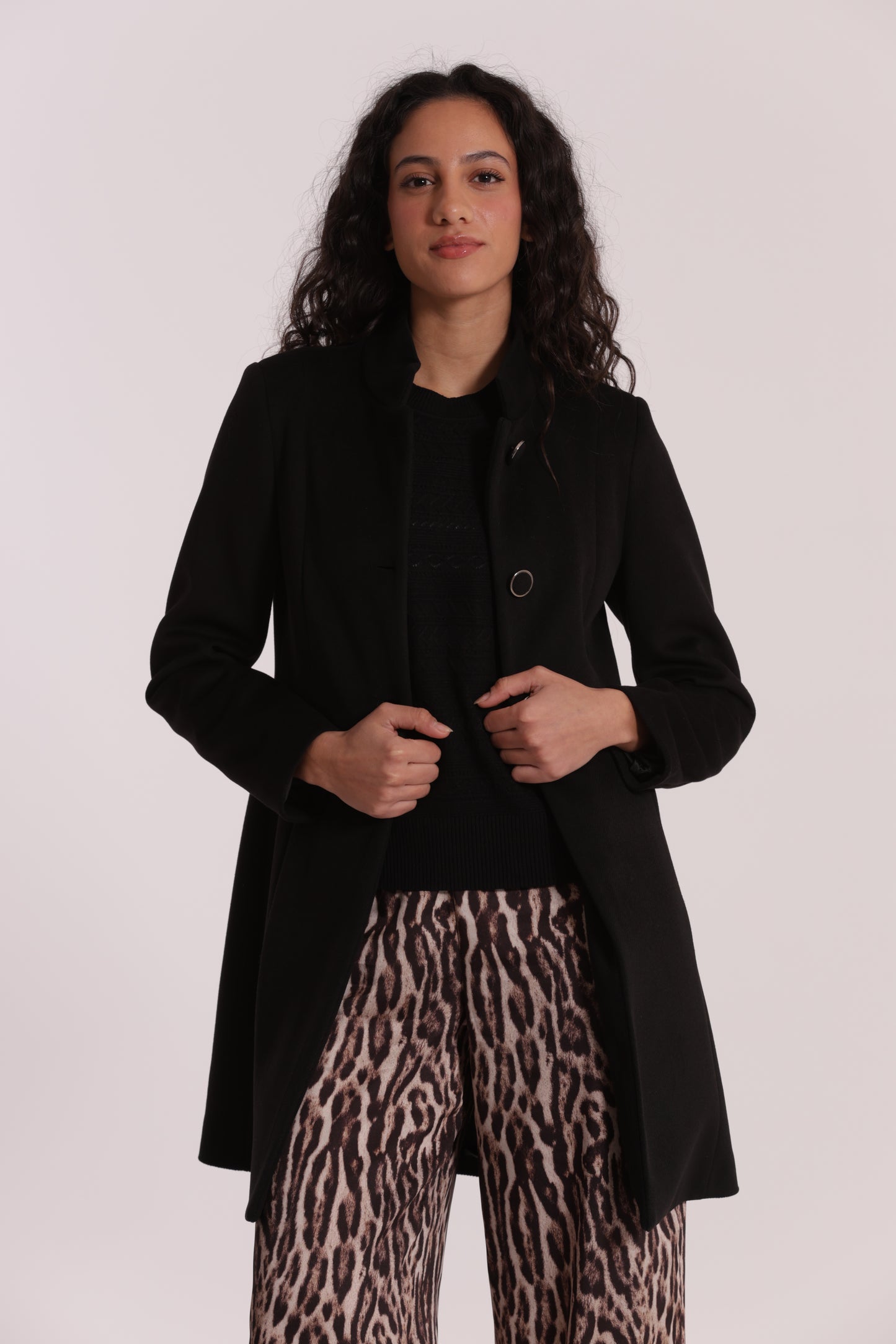 CAPPOTTO BARONETTO CON COLLO ALLA COREANA