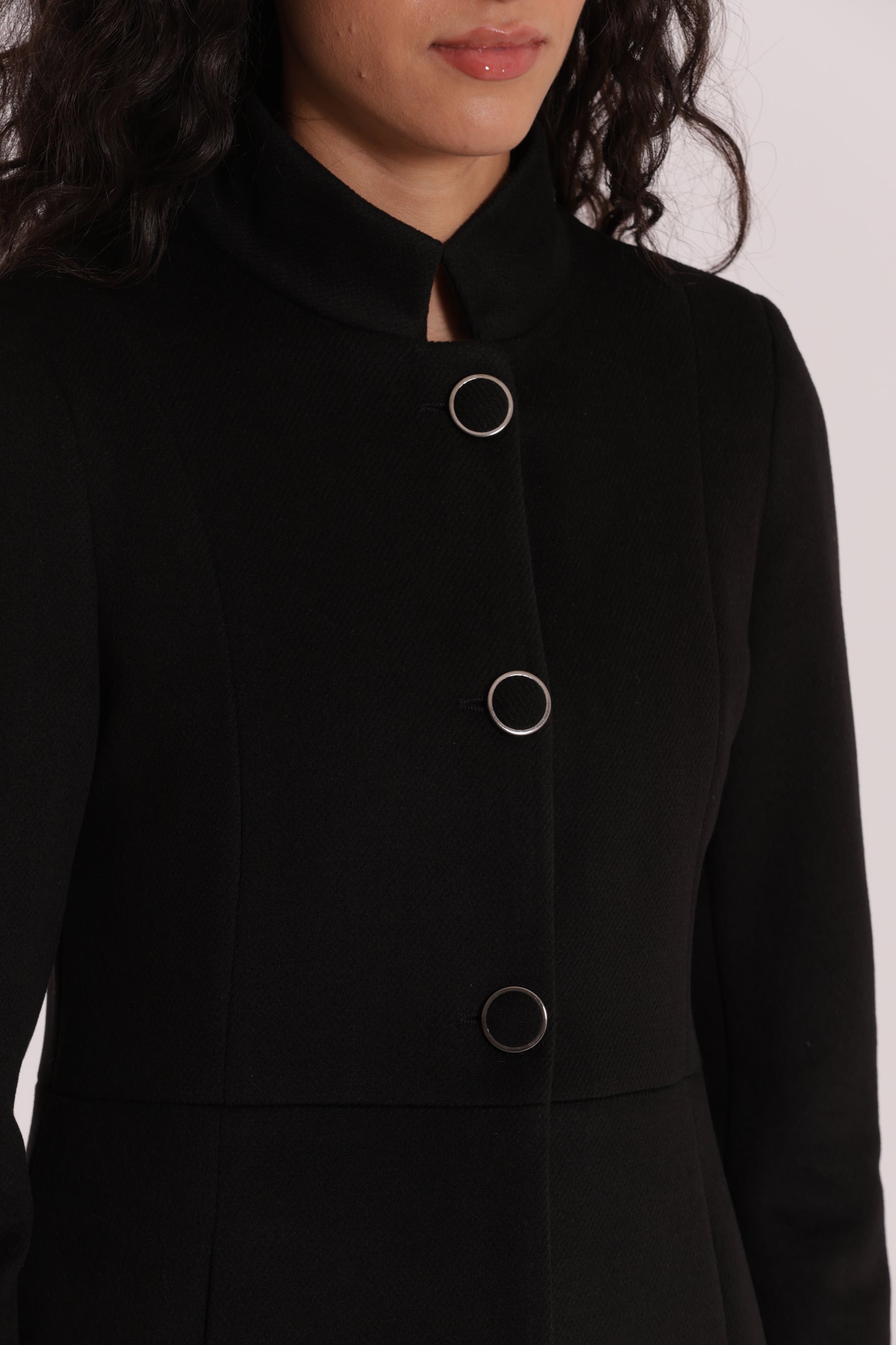 CAPPOTTO BARONETTO CON COLLO ALLA COREANA