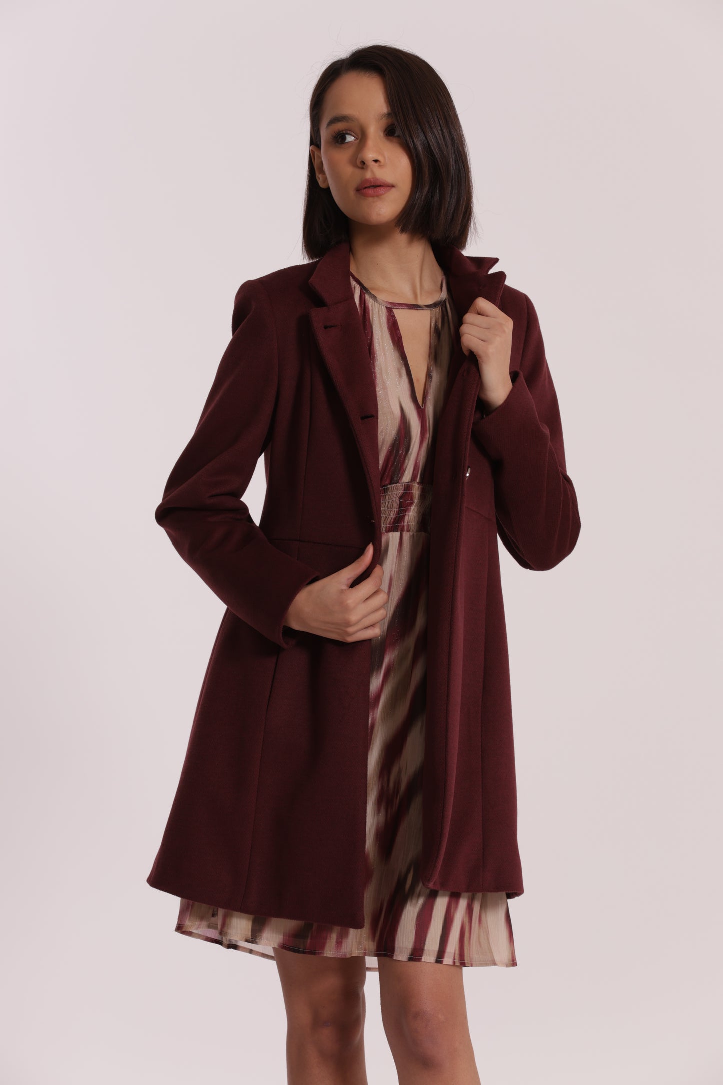 CAPPOTTO BARONETTO CON COLLO ALLA COREANA