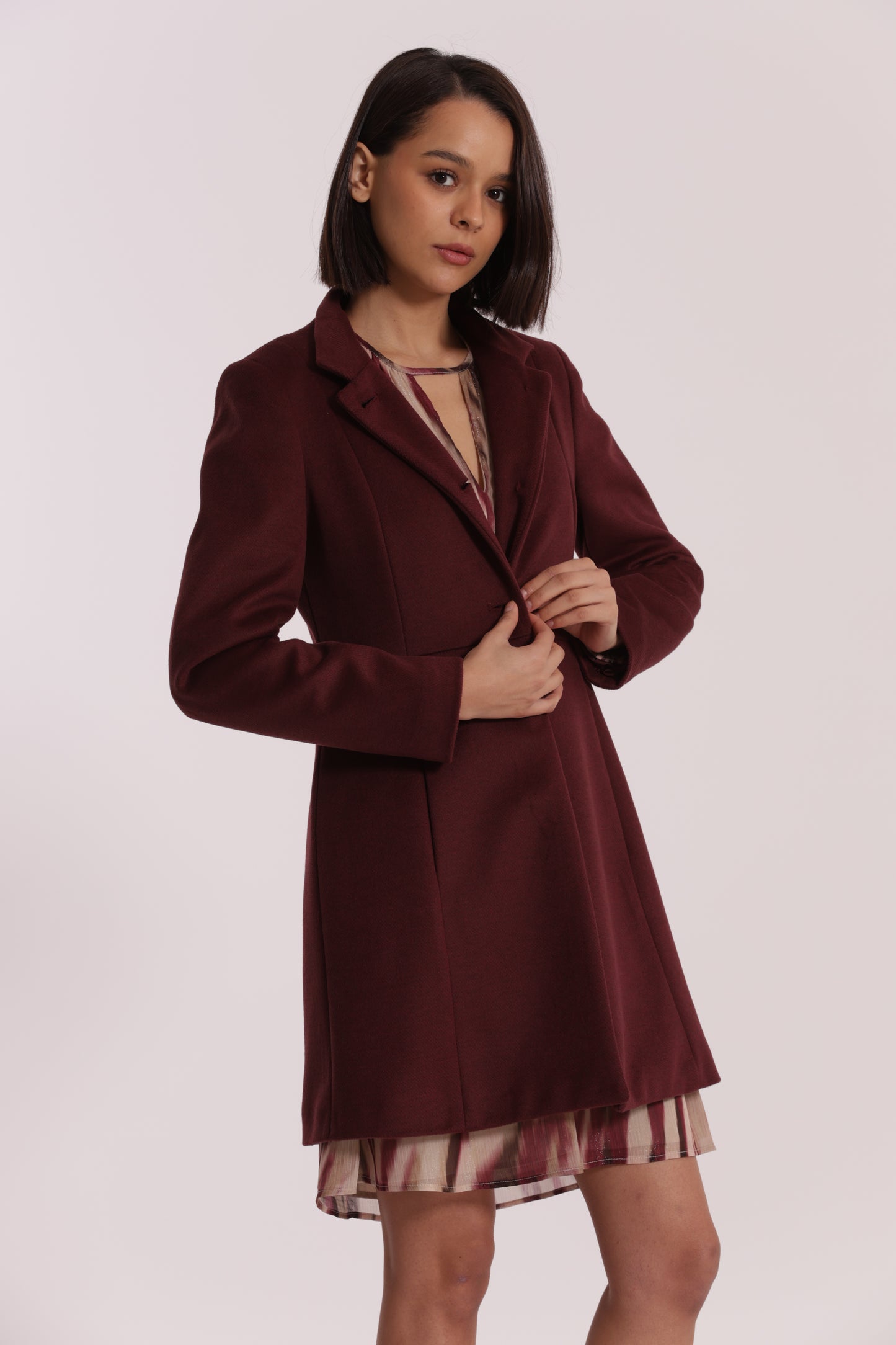 CAPPOTTO BARONETTO CON COLLO ALLA COREANA