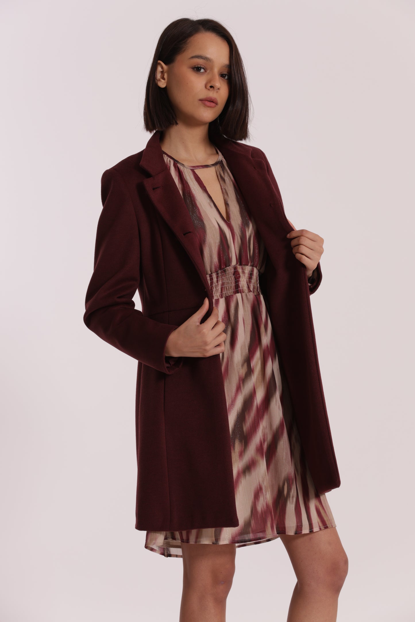 CAPPOTTO BARONETTO CON COLLO ALLA COREANA