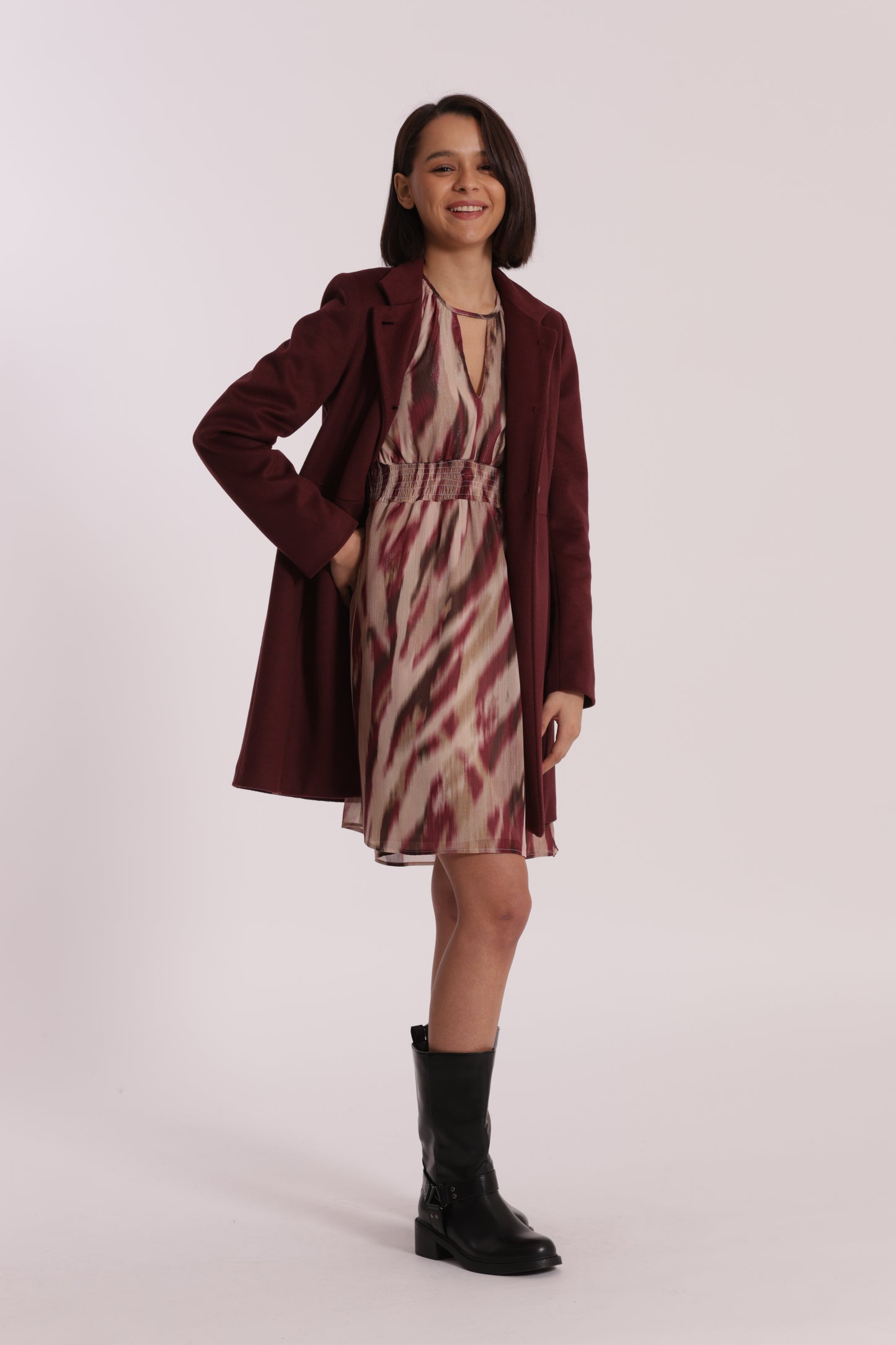 CAPPOTTO BARONETTO CON COLLO ALLA COREANA