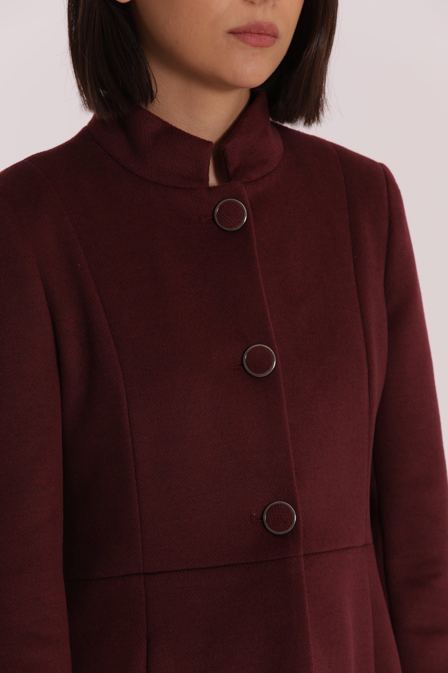 CAPPOTTO BARONETTO CON COLLO ALLA COREANA