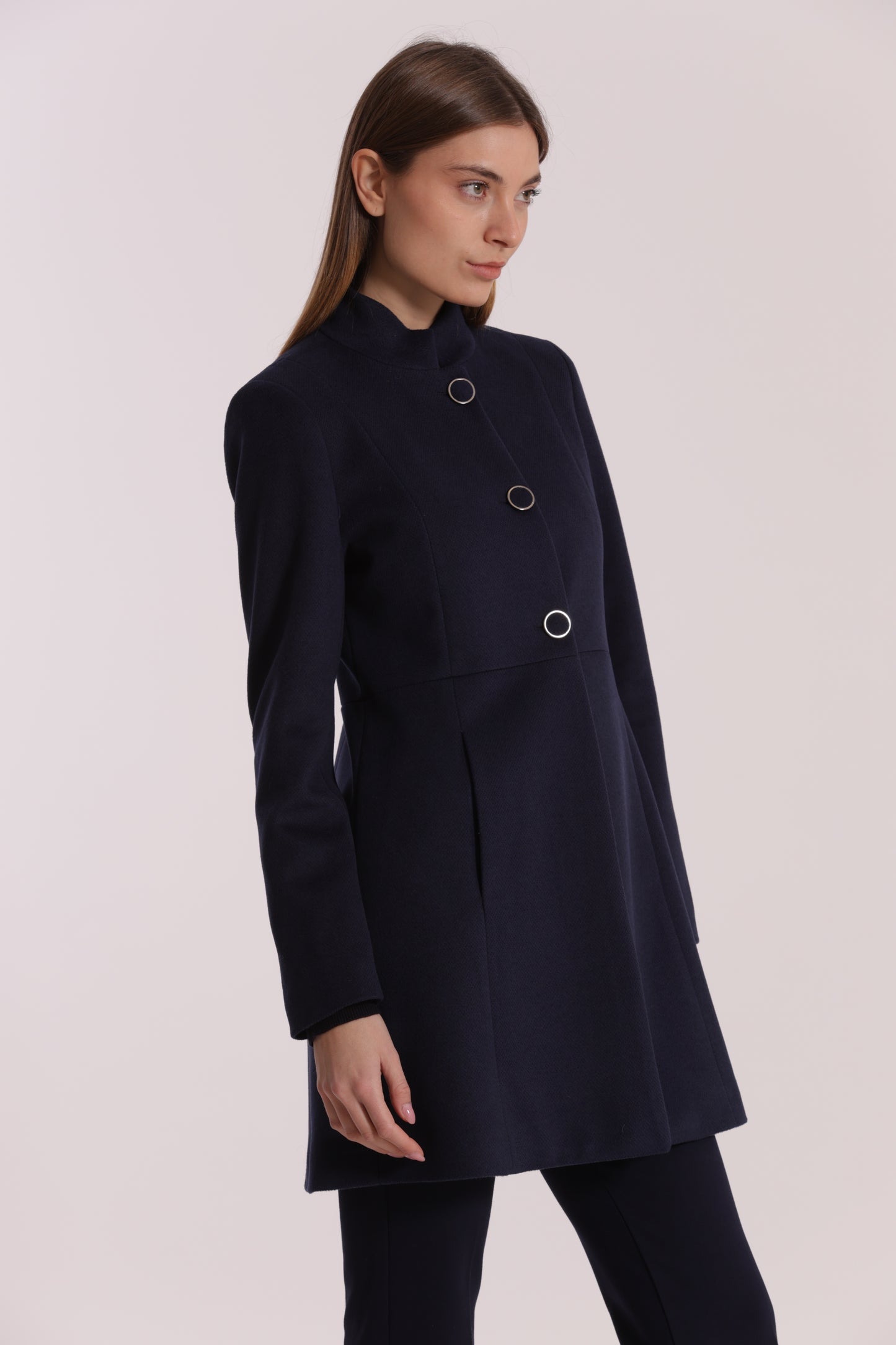 CAPPOTTO BARONETTO CON COLLO ALLA COREANA
