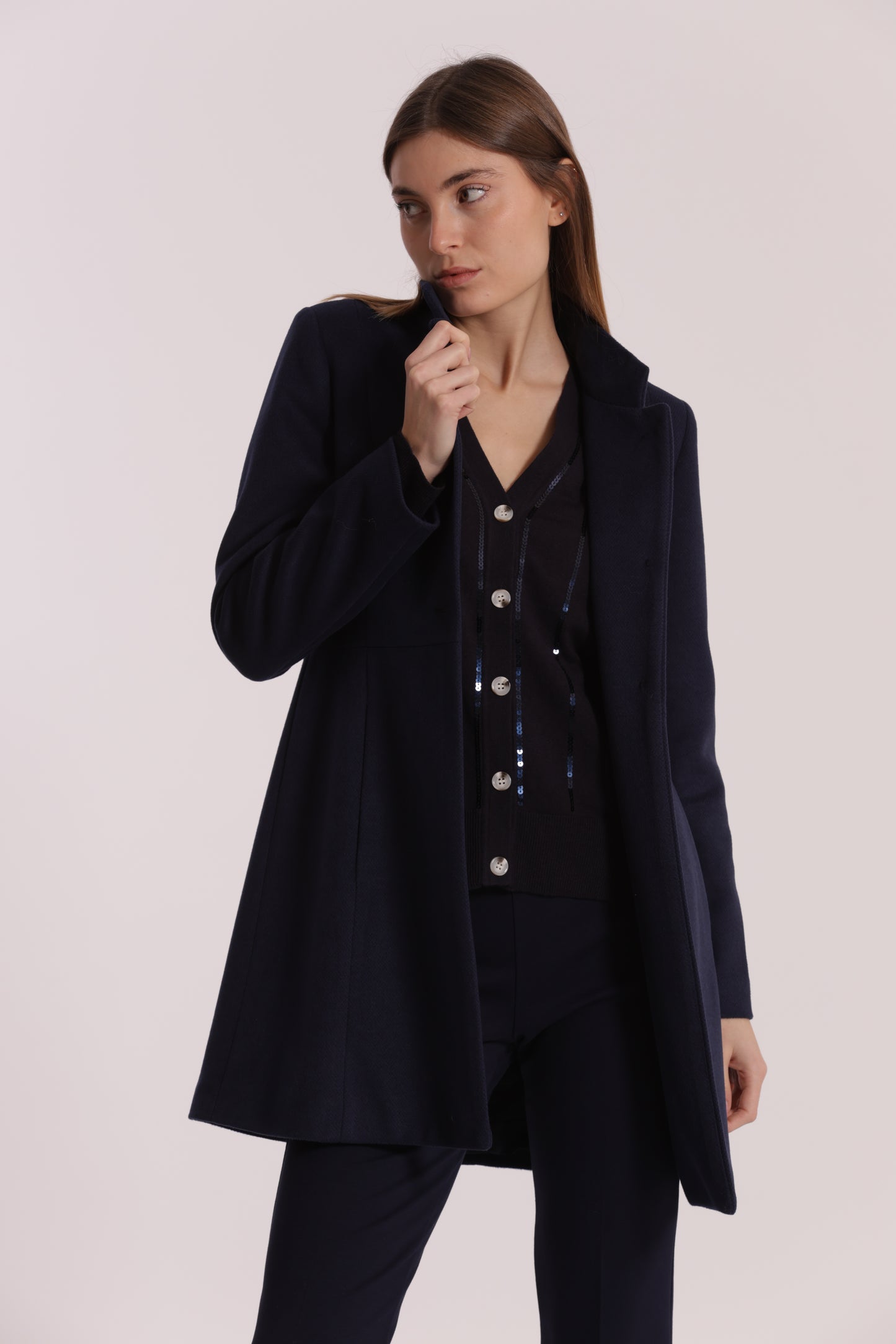 CAPPOTTO BARONETTO CON COLLO ALLA COREANA