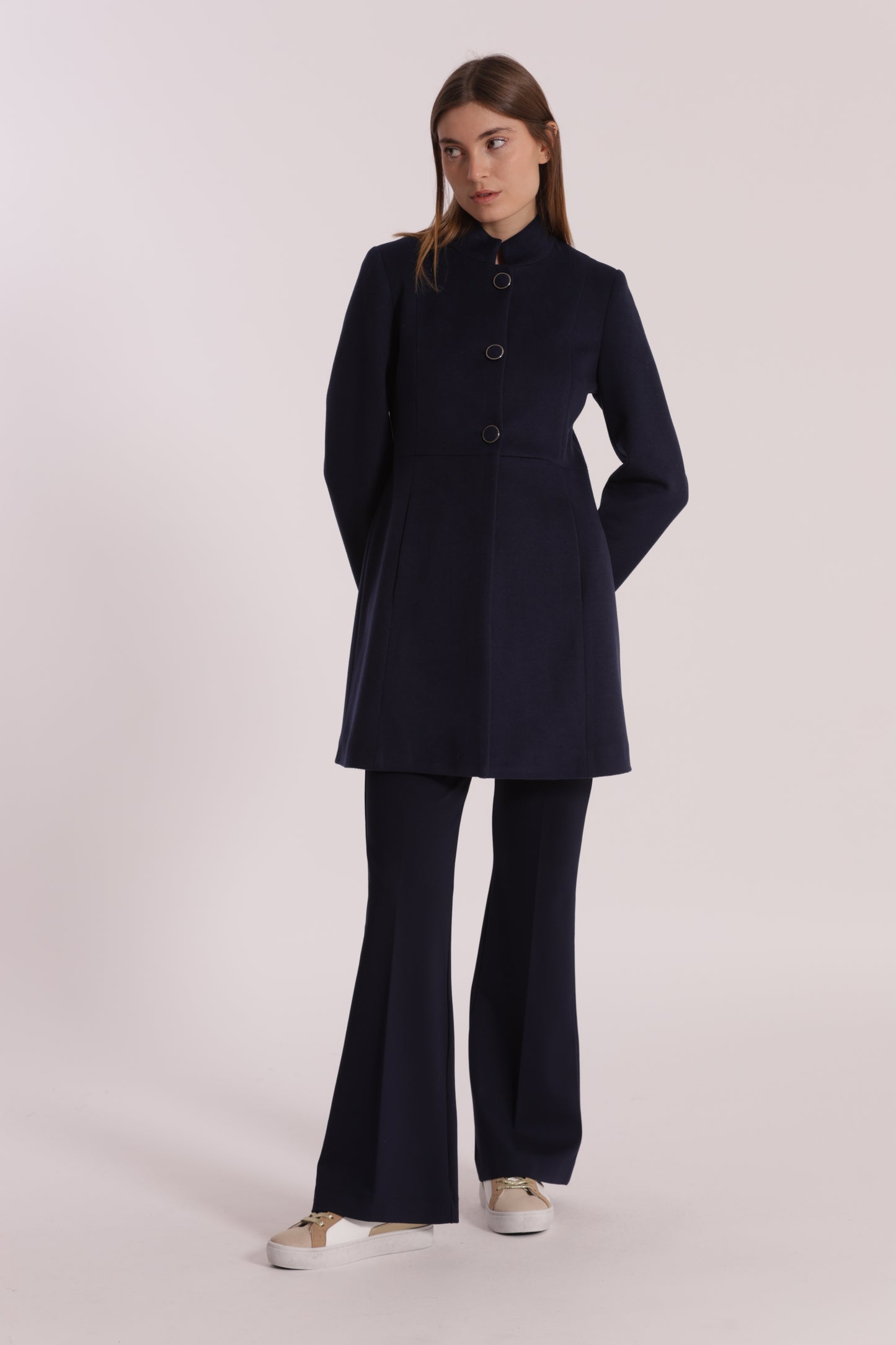 CAPPOTTO BARONETTO CON COLLO ALLA COREANA