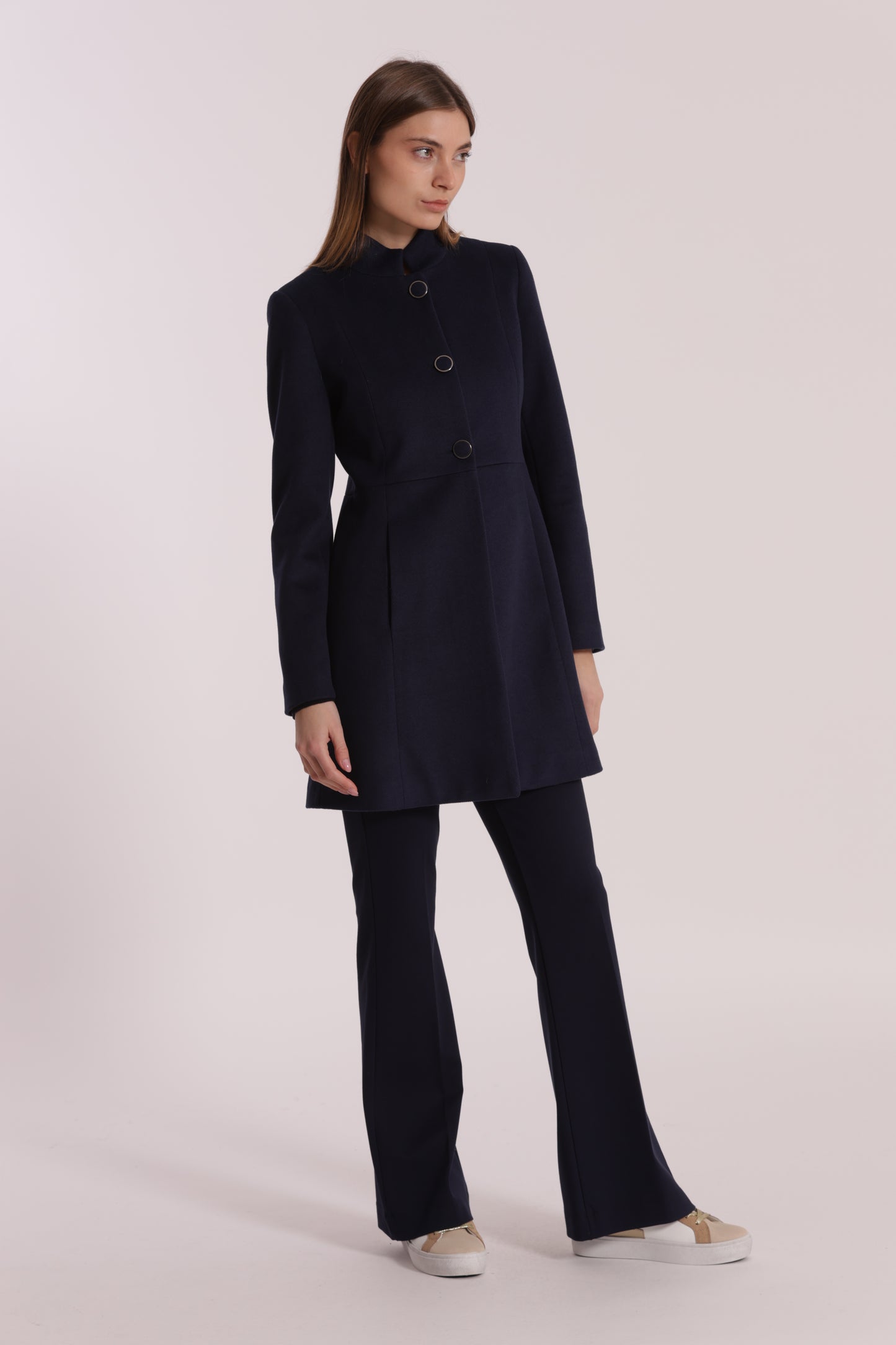 CAPPOTTO BARONETTO CON COLLO ALLA COREANA