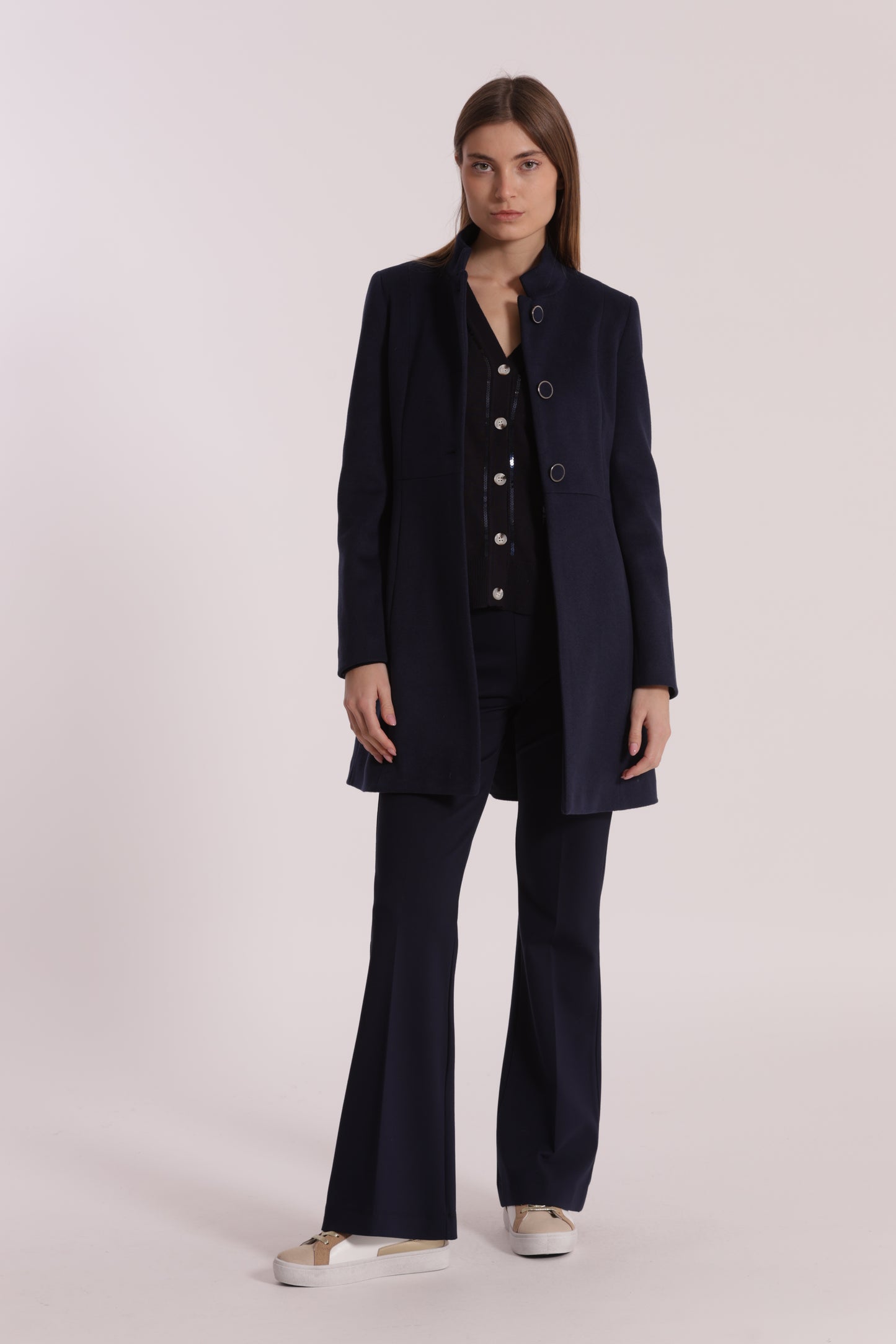 CAPPOTTO BARONETTO CON COLLO ALLA COREANA