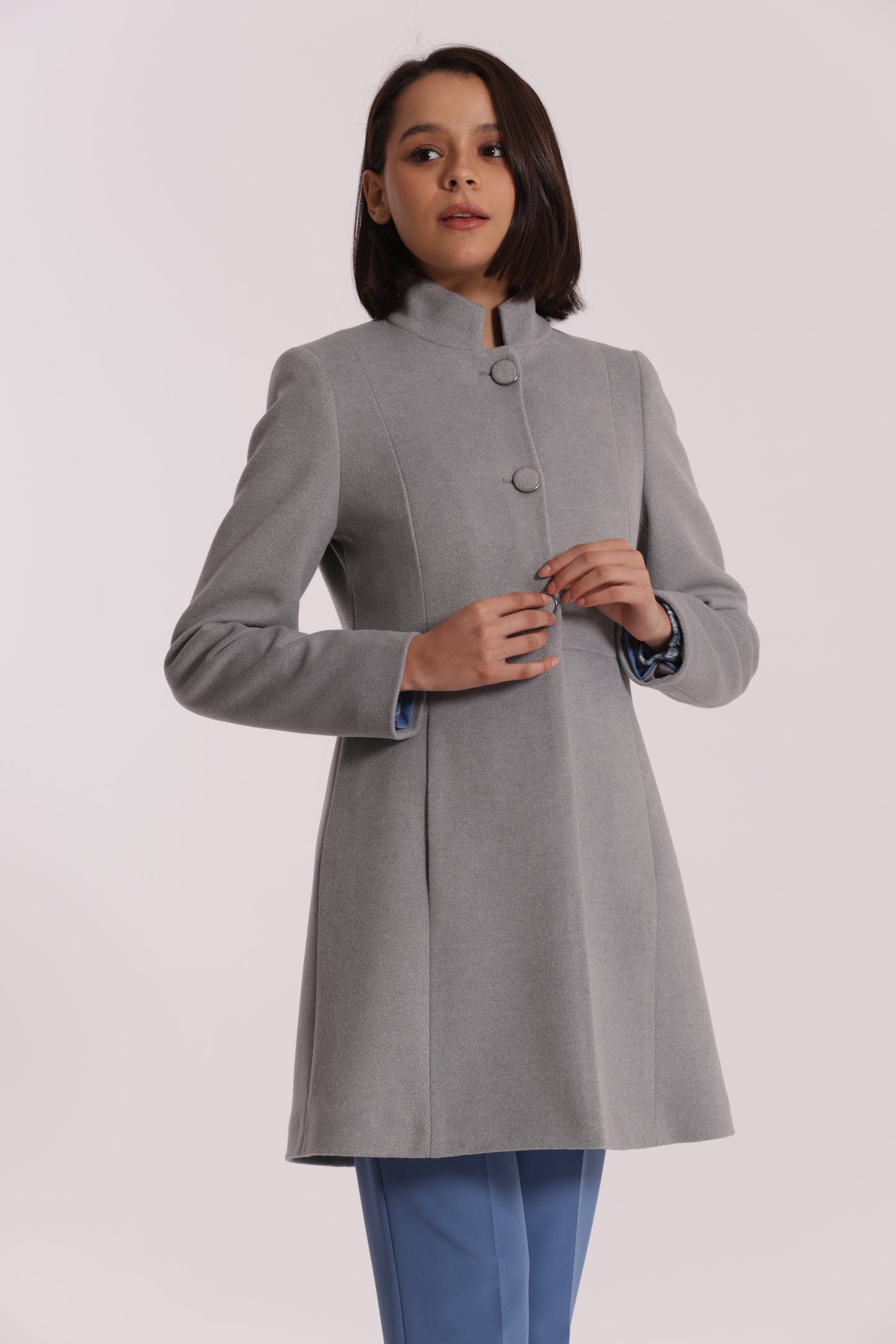 CAPPOTTO BARONETTO CON COLLO ALLA COREANA