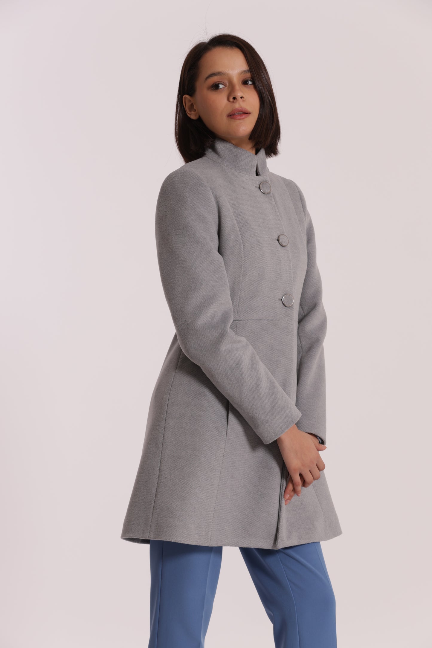 CAPPOTTO BARONETTO CON COLLO ALLA COREANA