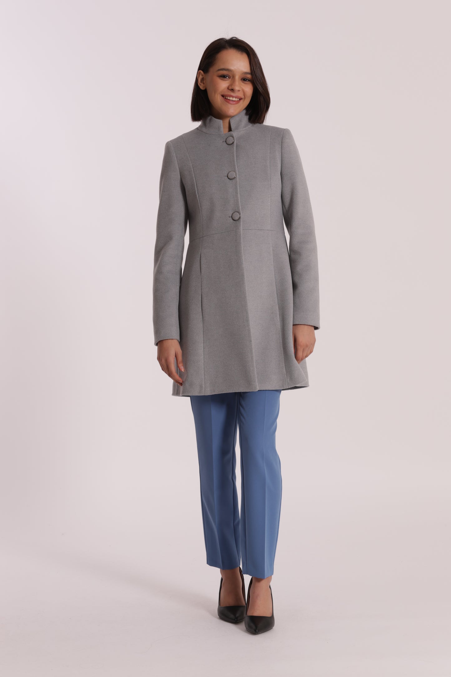 CAPPOTTO BARONETTO CON COLLO ALLA COREANA