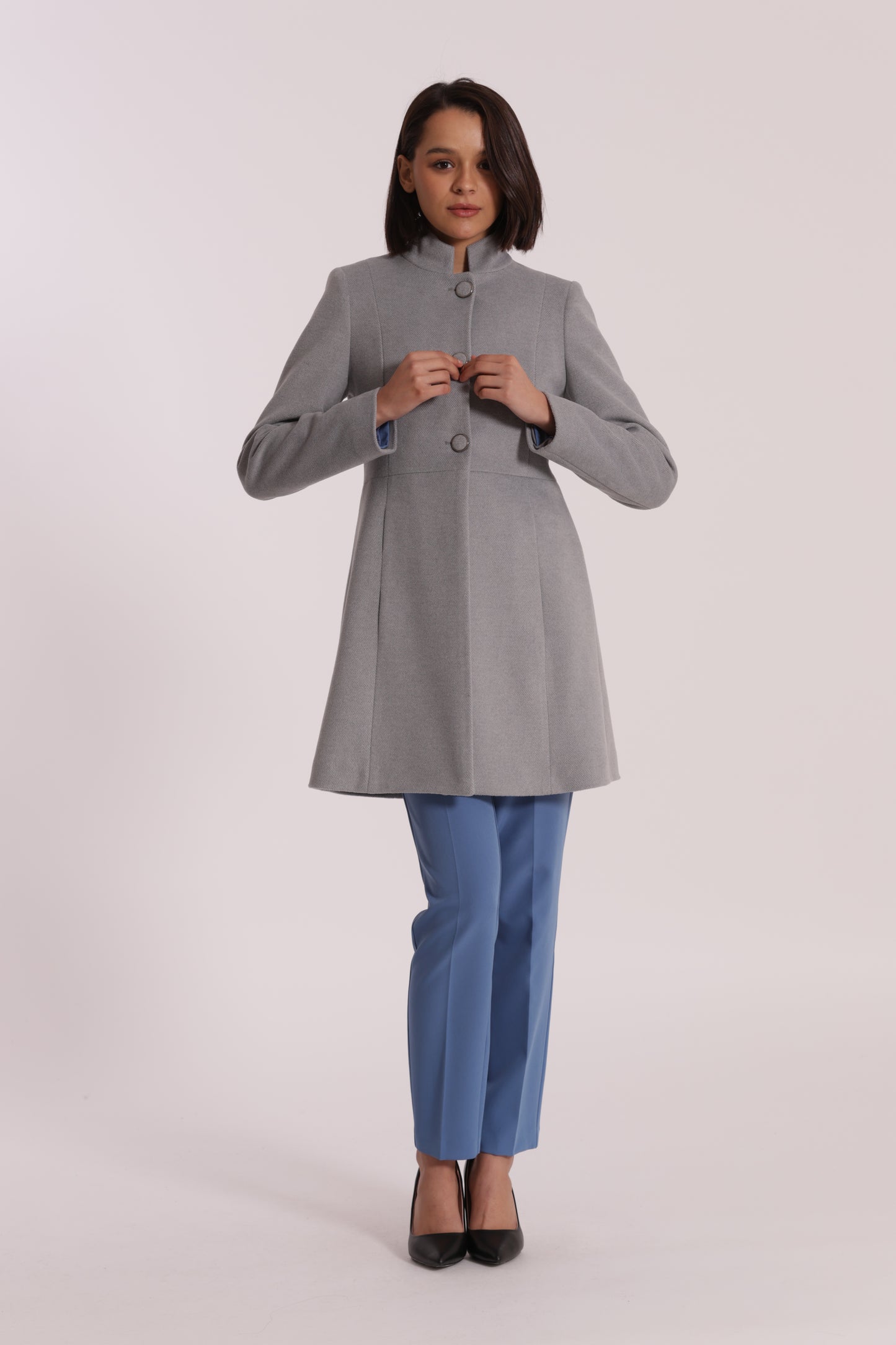 CAPPOTTO BARONETTO CON COLLO ALLA COREANA