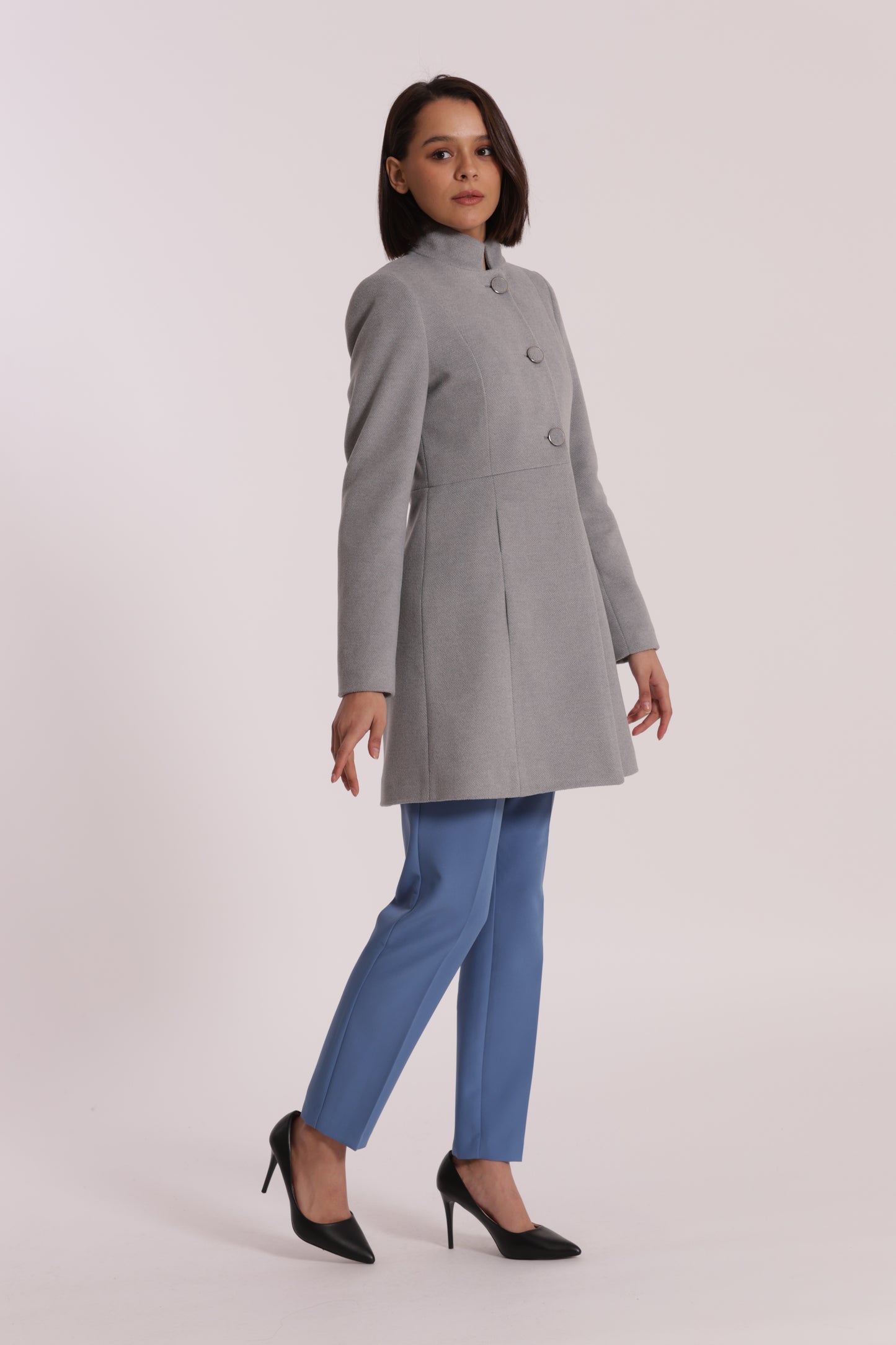 CAPPOTTO BARONETTO CON COLLO ALLA COREANA