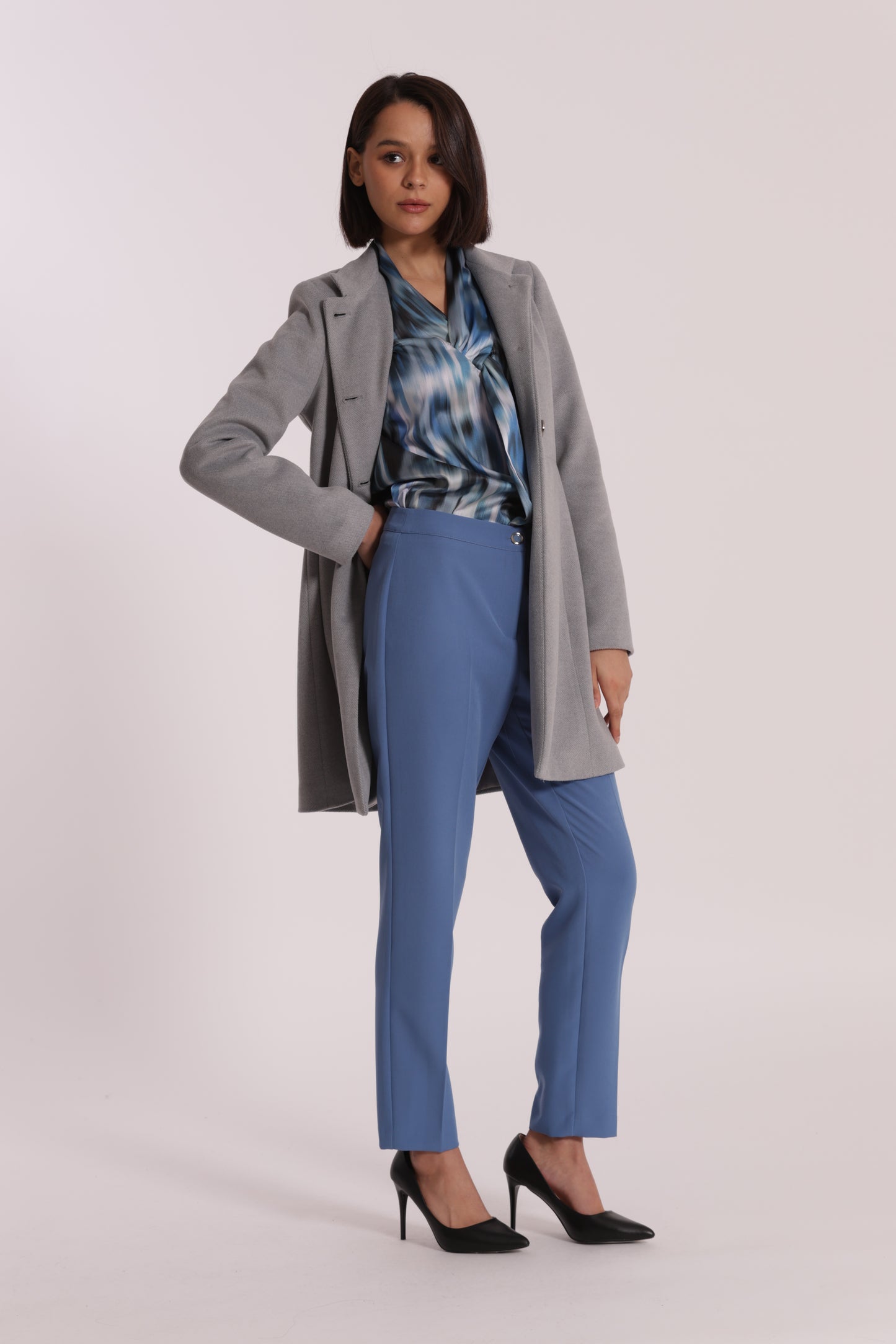 CAPPOTTO BARONETTO CON COLLO ALLA COREANA