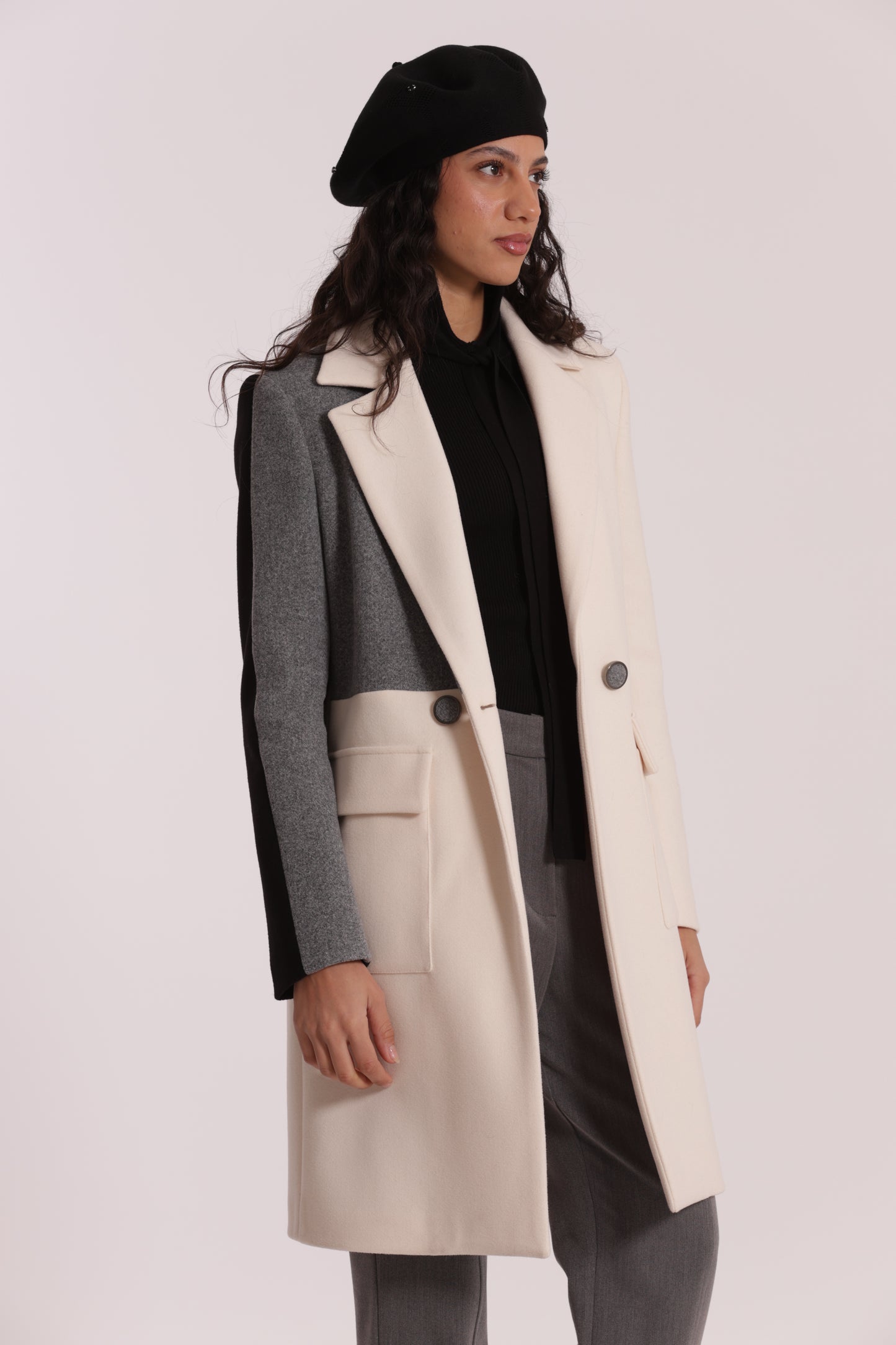 CAPPOTTO TRICOLOR