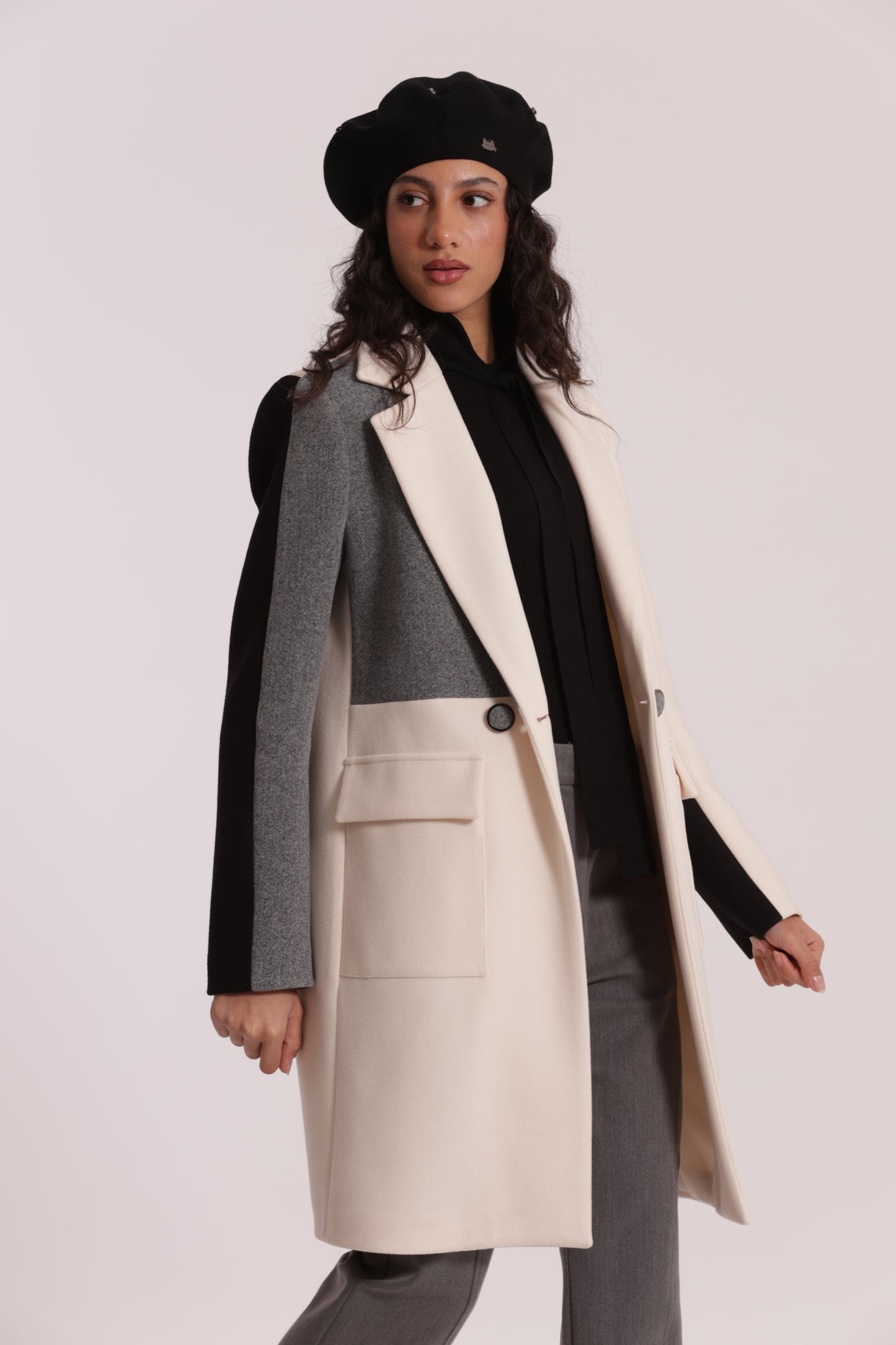CAPPOTTO TRICOLOR
