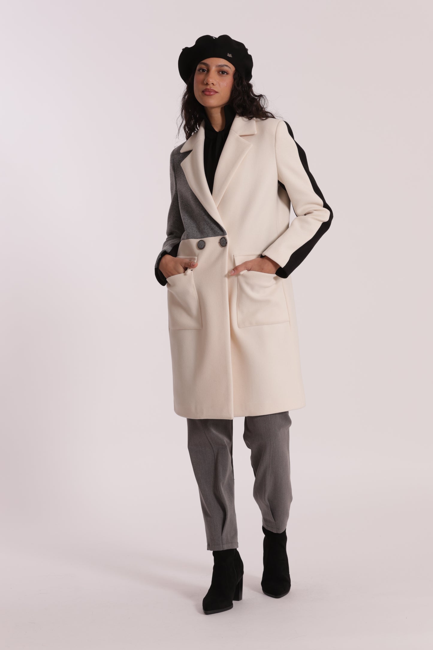 CAPPOTTO TRICOLOR