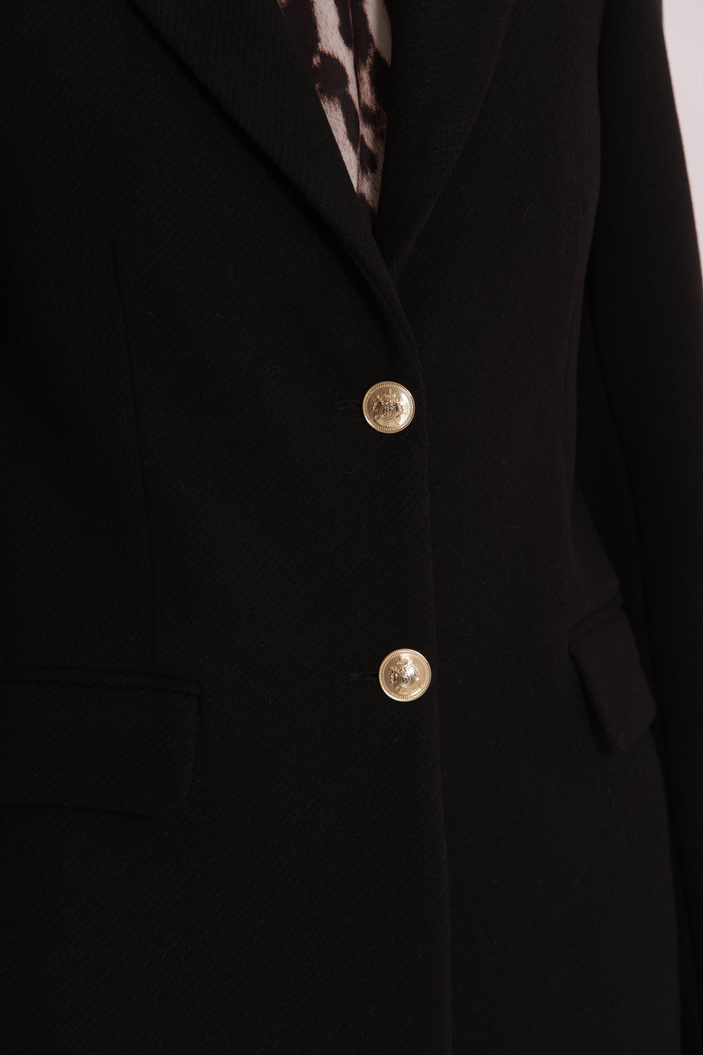 CAPPOTTO LUNGO TESSUTO DIAGONALE