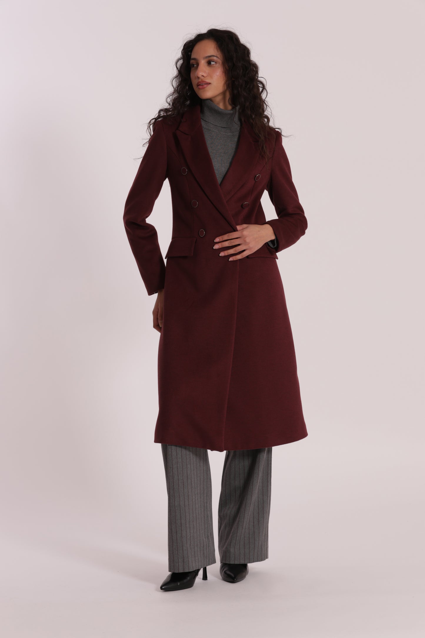 CAPPOTTO LUNGO DOPPIO PETTO