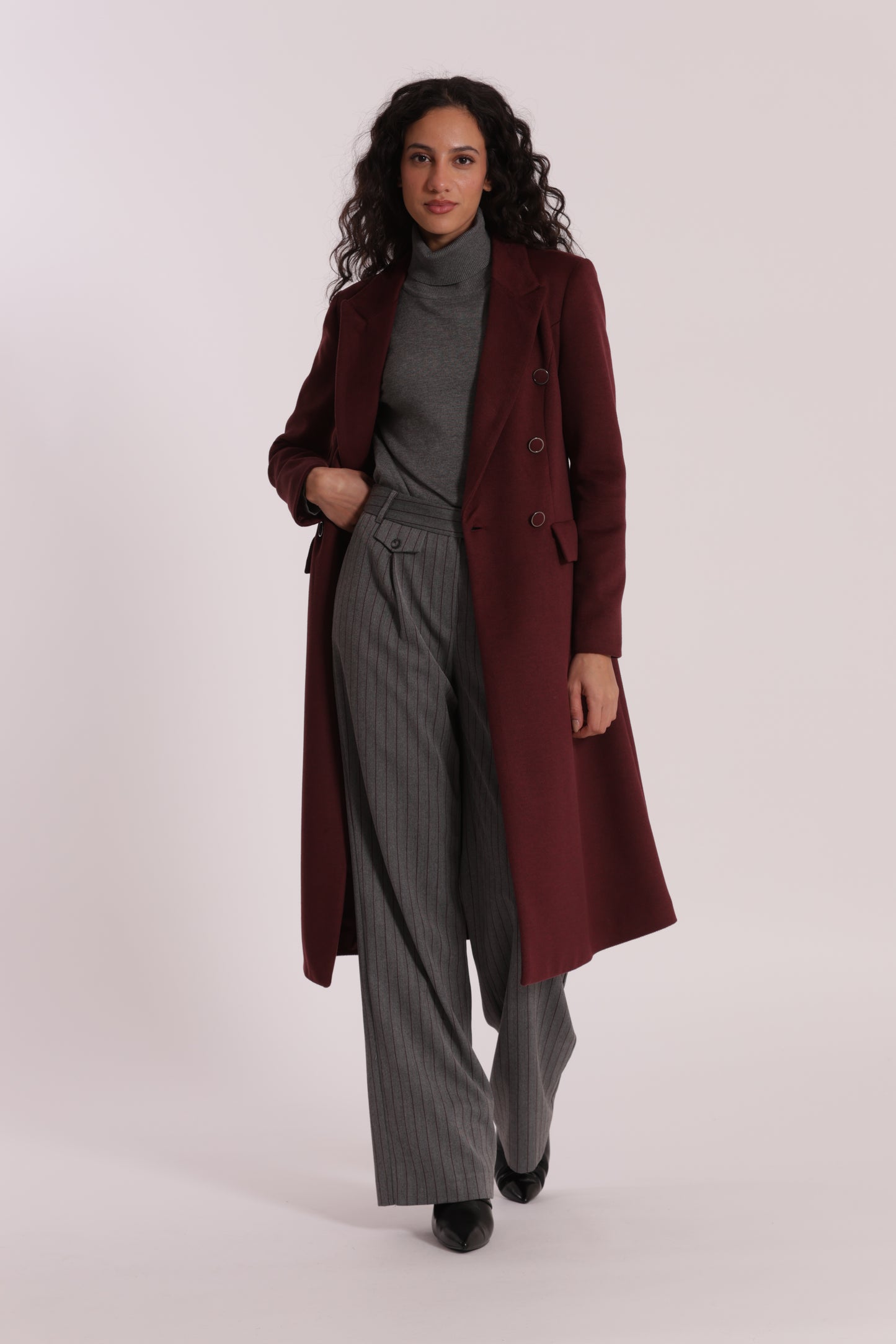 CAPPOTTO LUNGO DOPPIO PETTO