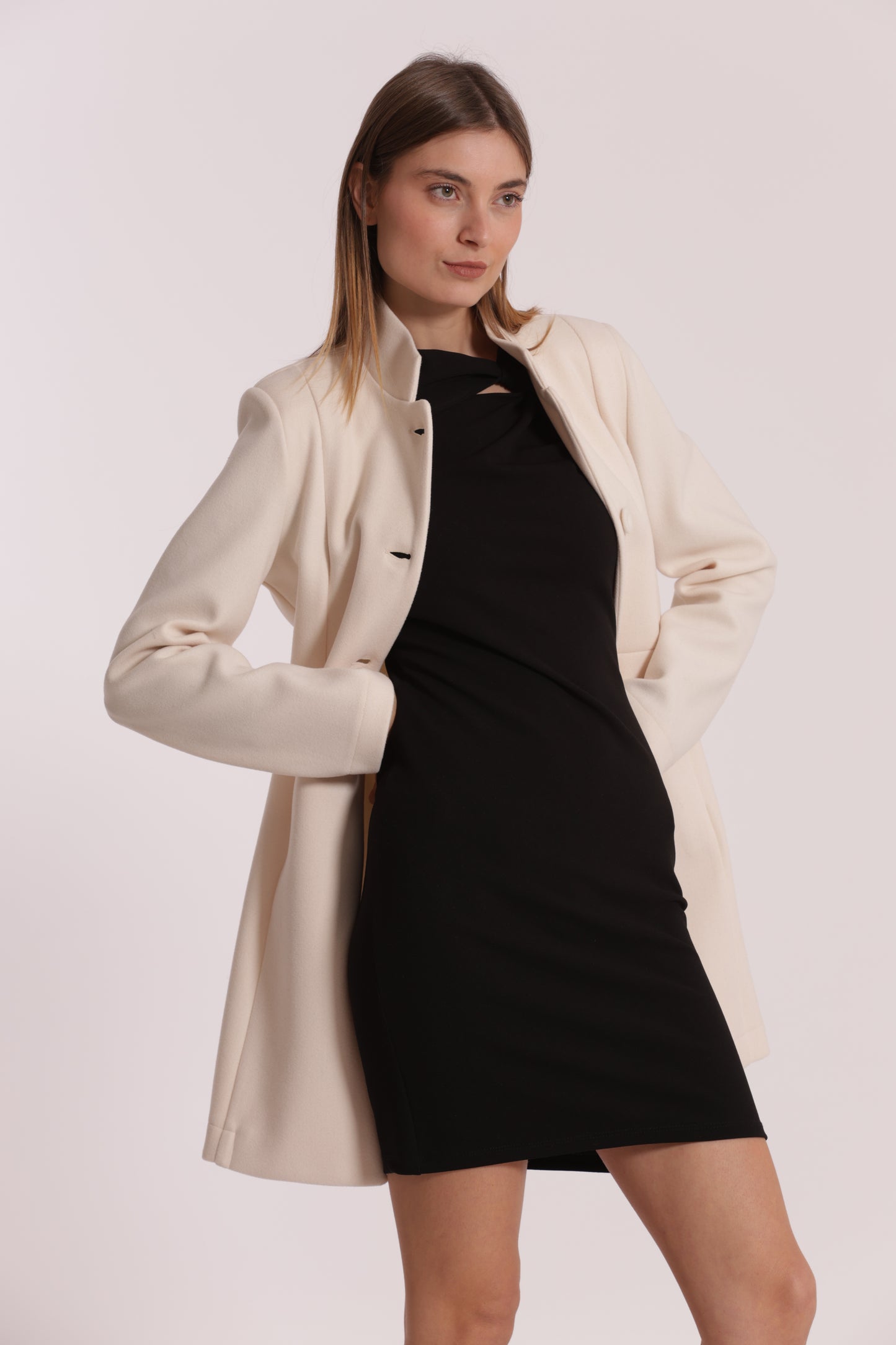 CAPPOTTO BARONETTO SFODERATO COLLO ALLA COREANA