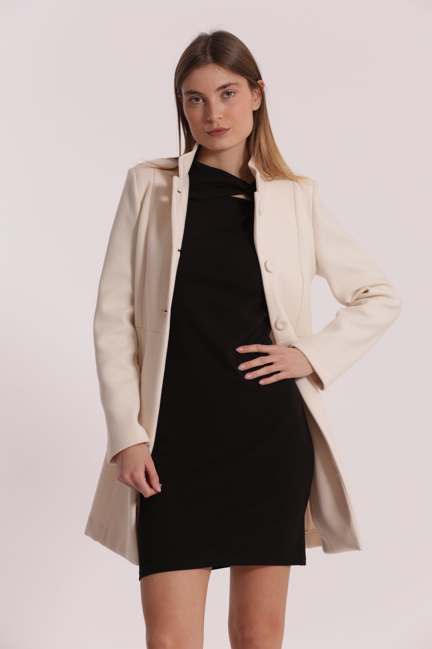 CAPPOTTO BARONETTO SFODERATO COLLO ALLA COREANA