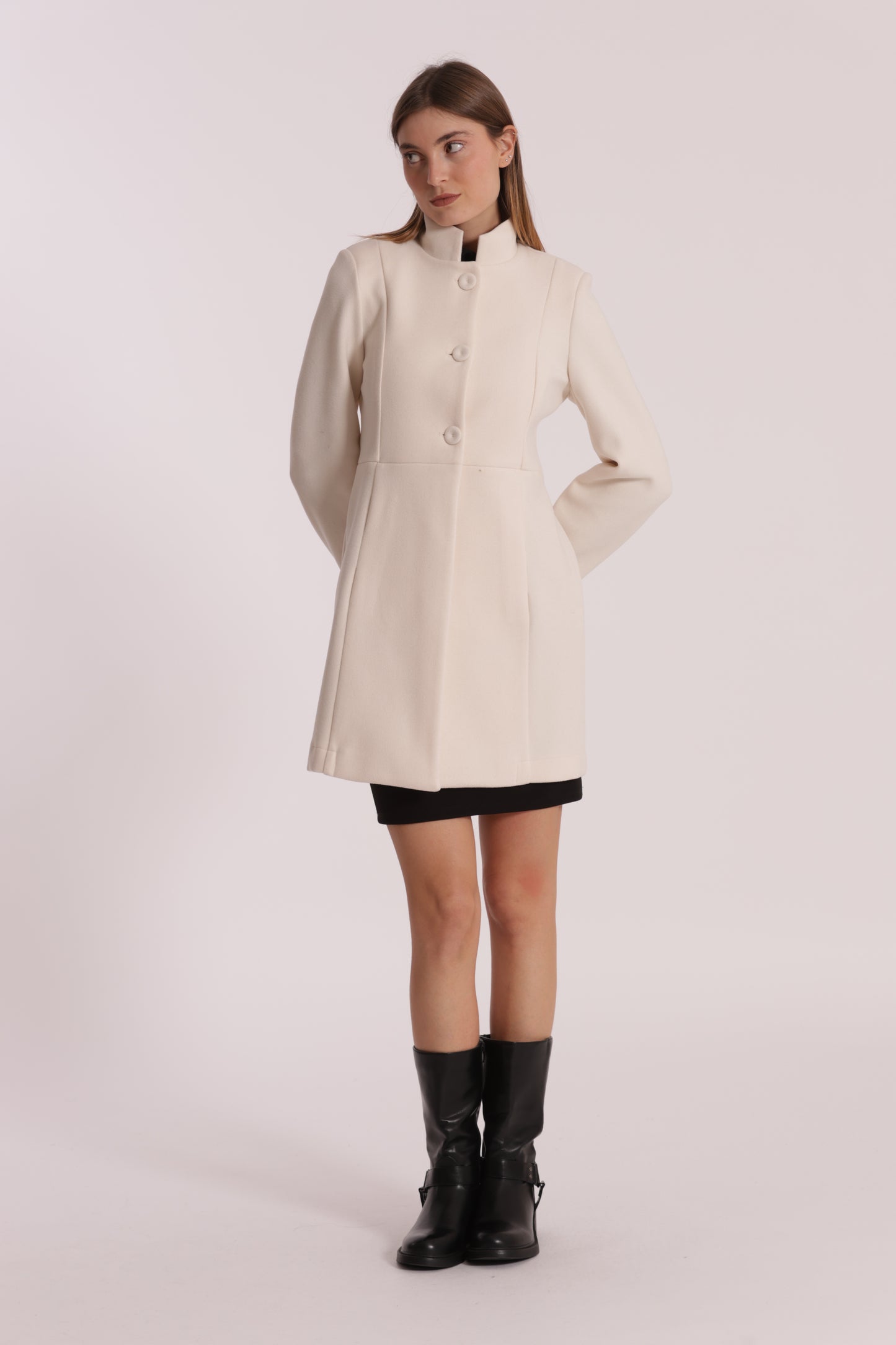 CAPPOTTO BARONETTO SFODERATO COLLO ALLA COREANA