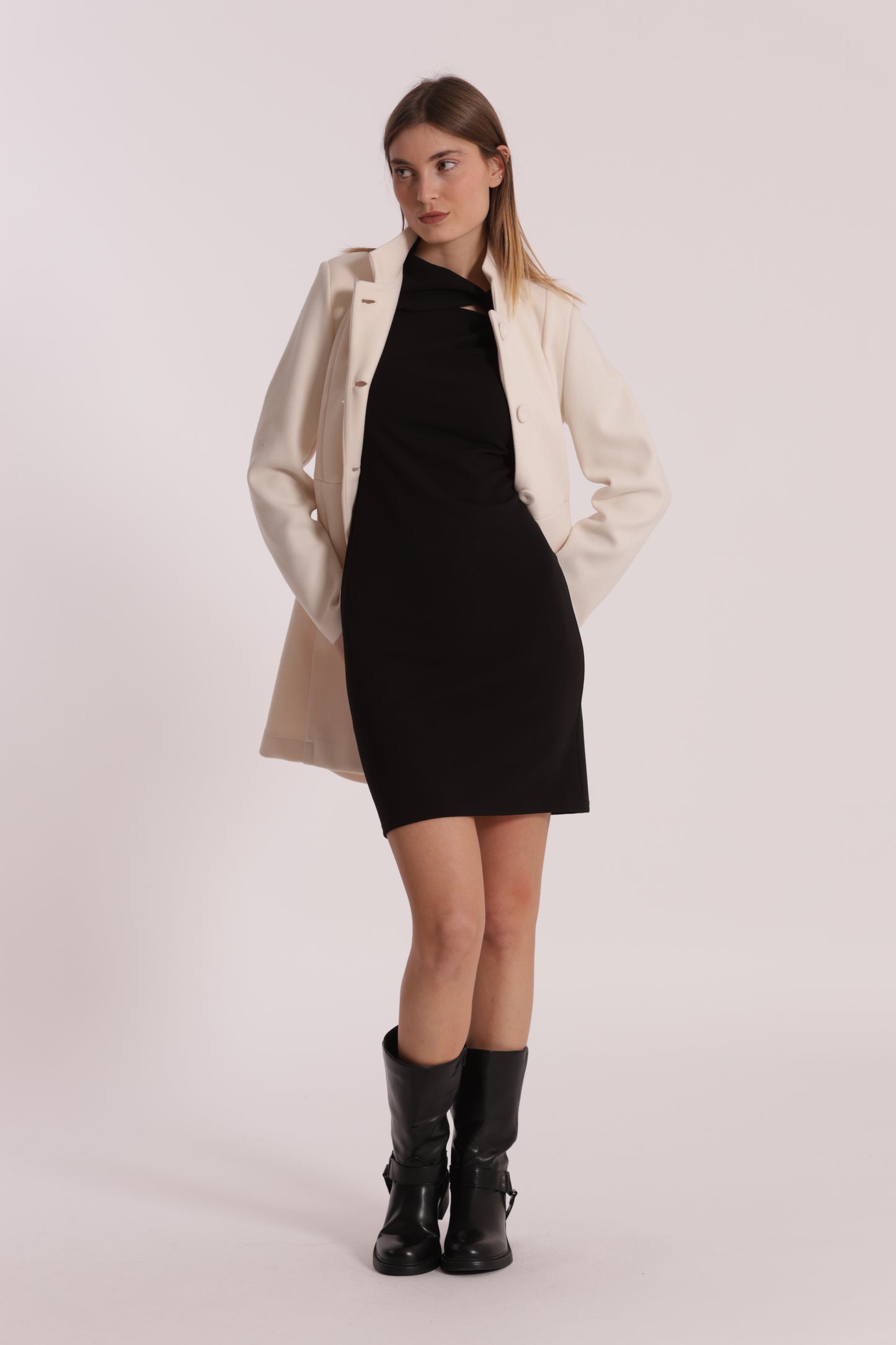 CAPPOTTO BARONETTO SFODERATO COLLO ALLA COREANA