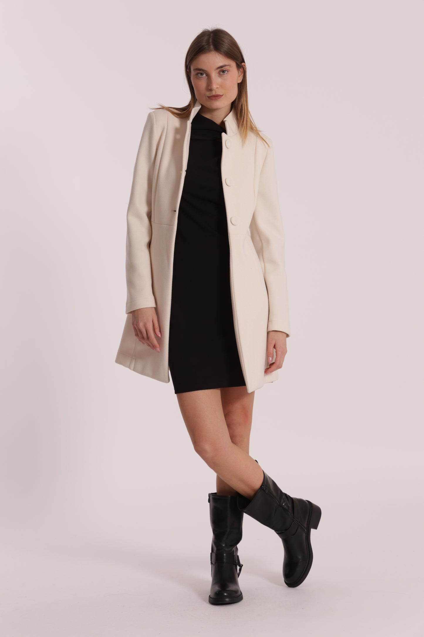 CAPPOTTO BARONETTO SFODERATO COLLO ALLA COREANA