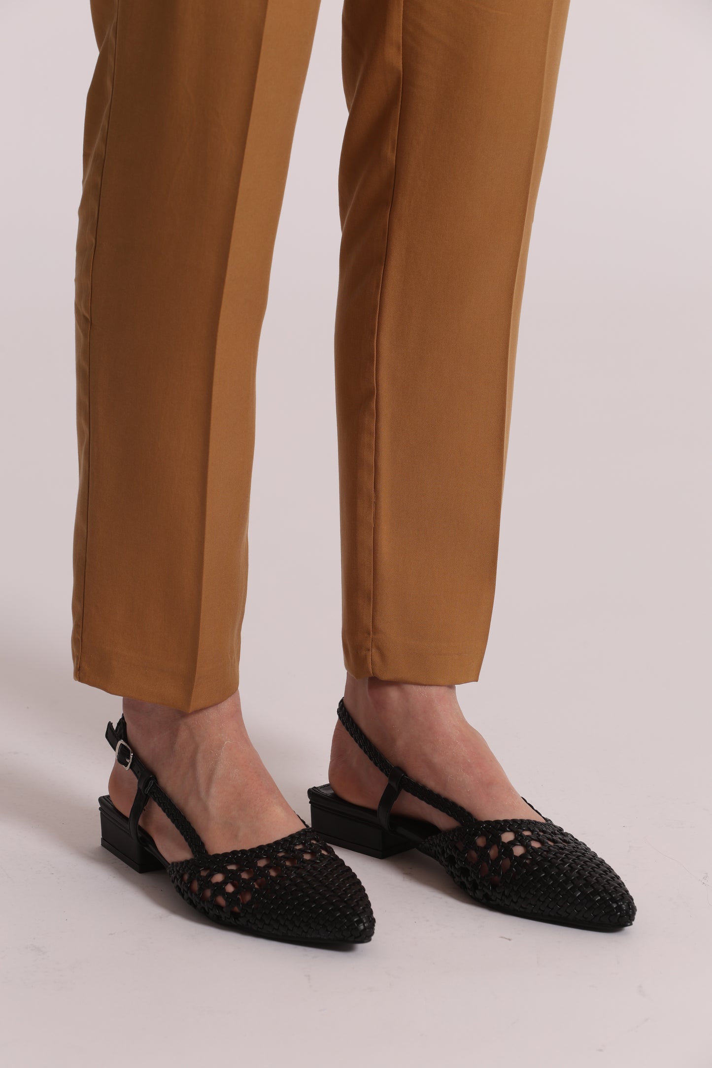 PANTALONE SIGARETTA IN LYOCELL CON ELASTICO