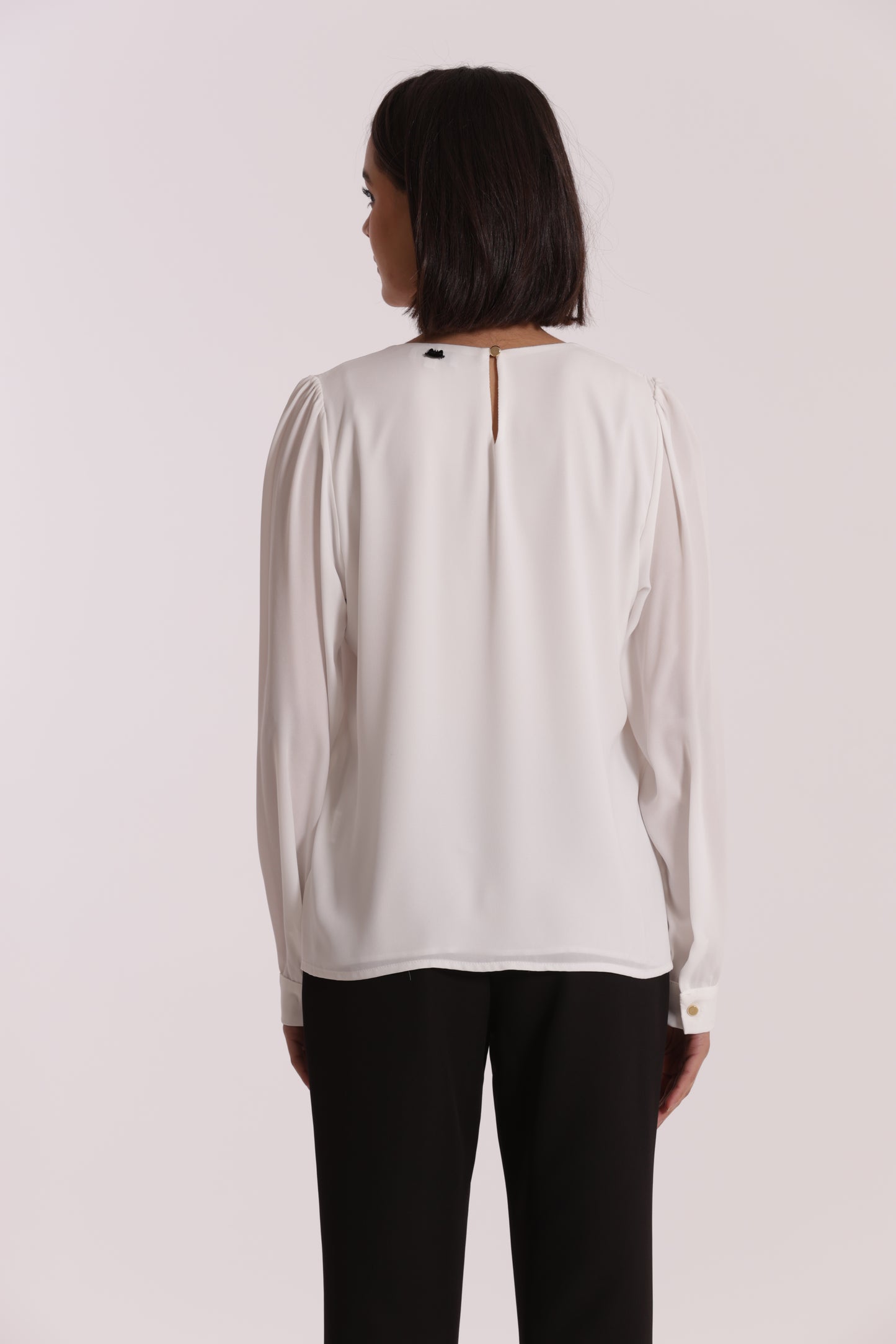BLUSA CON PIEGHE