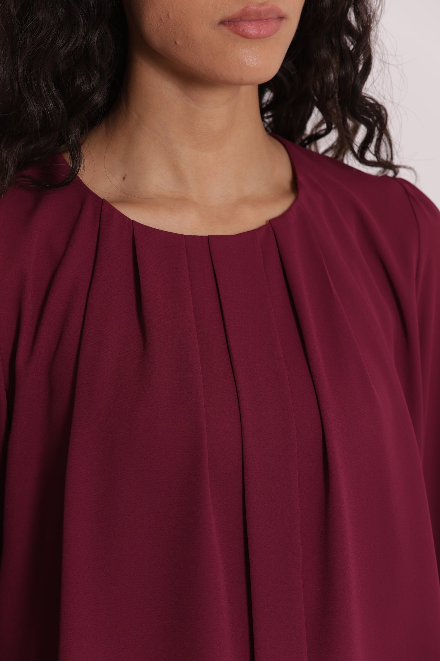 BLUSA CON PIEGHE