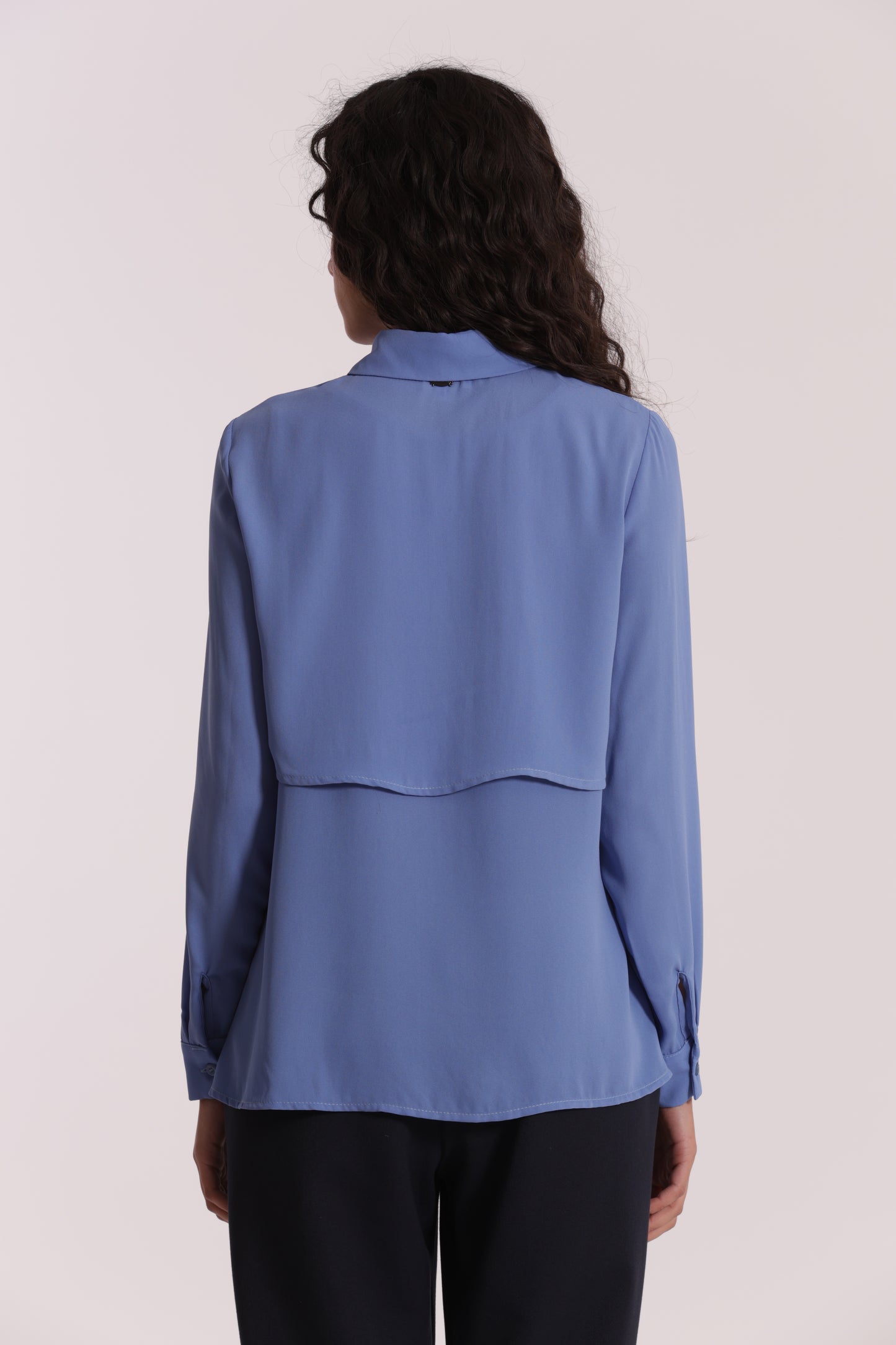 CAMICIA CROPPED CON BLUSA